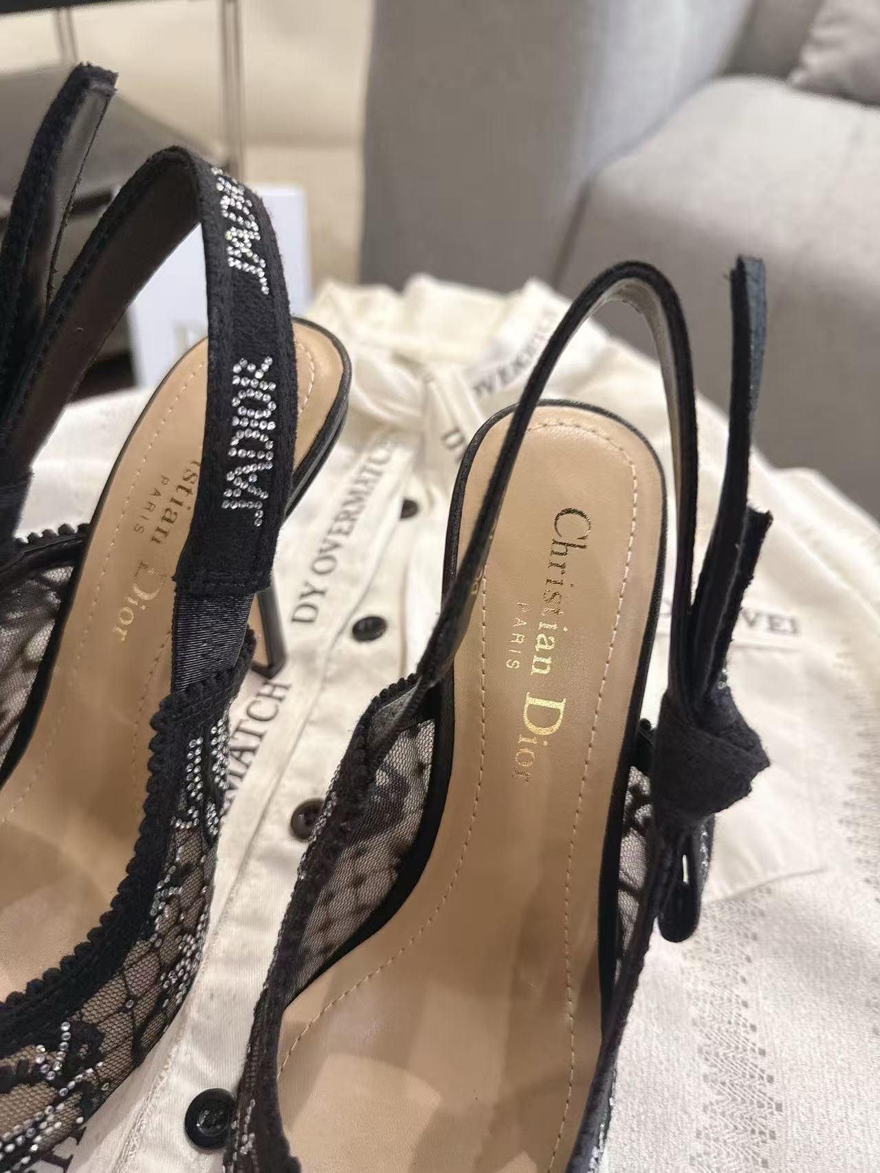 DIORの高品質レースハイヒール【50％割引+送料無料】