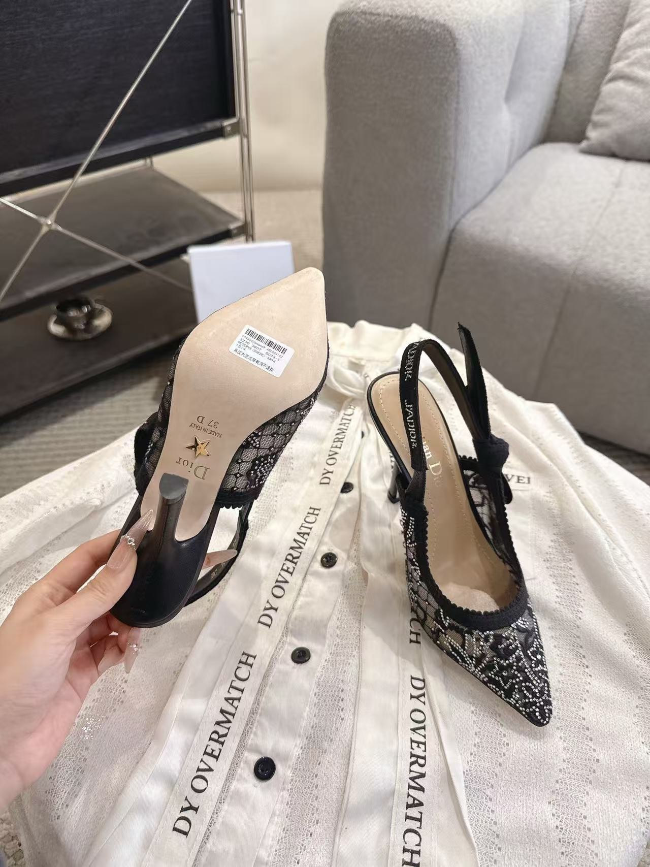 DIORの高品質レースハイヒール【50％割引+送料無料】