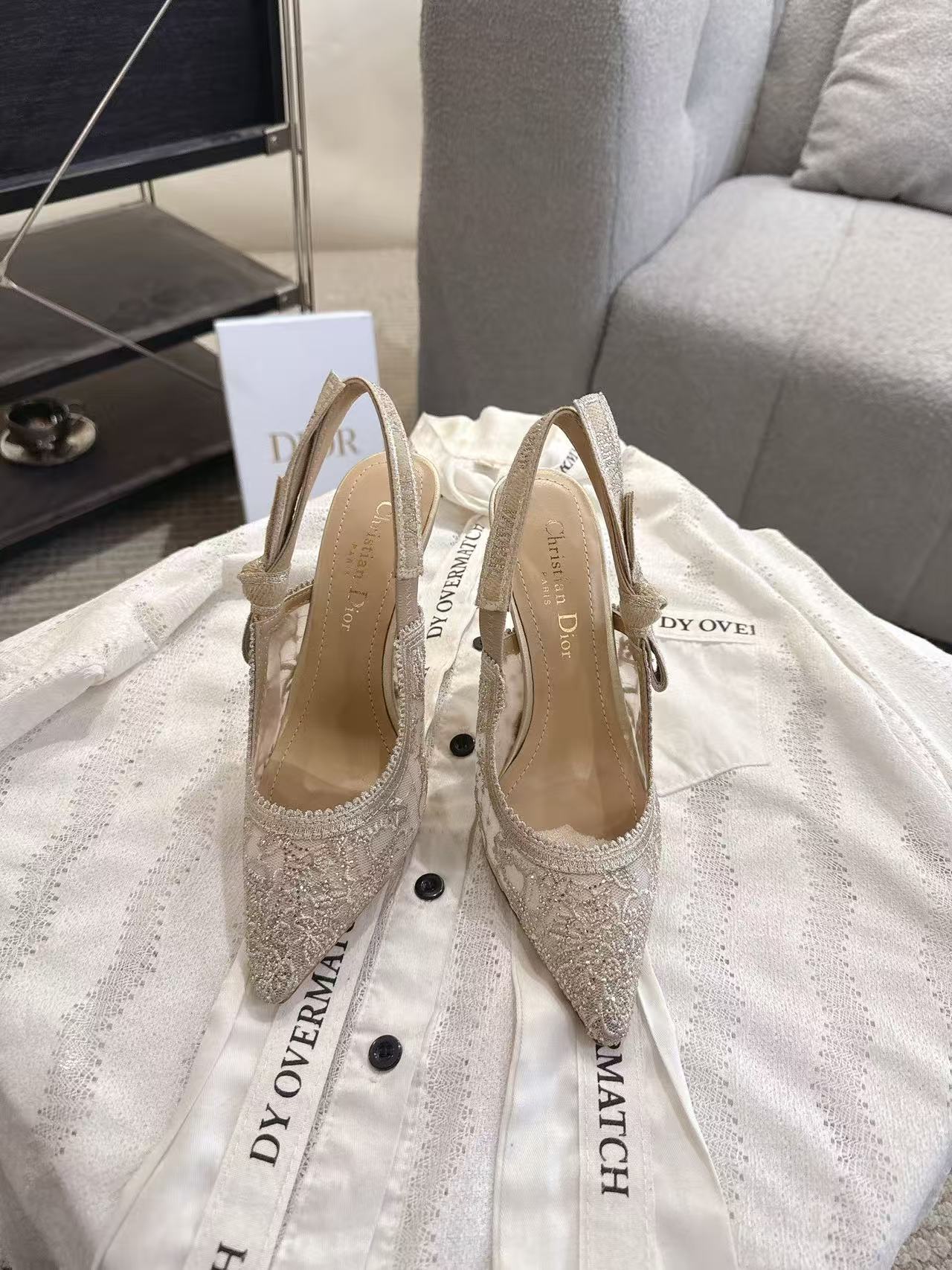 DIORの高品質レースハイヒール【50％割引+送料無料】