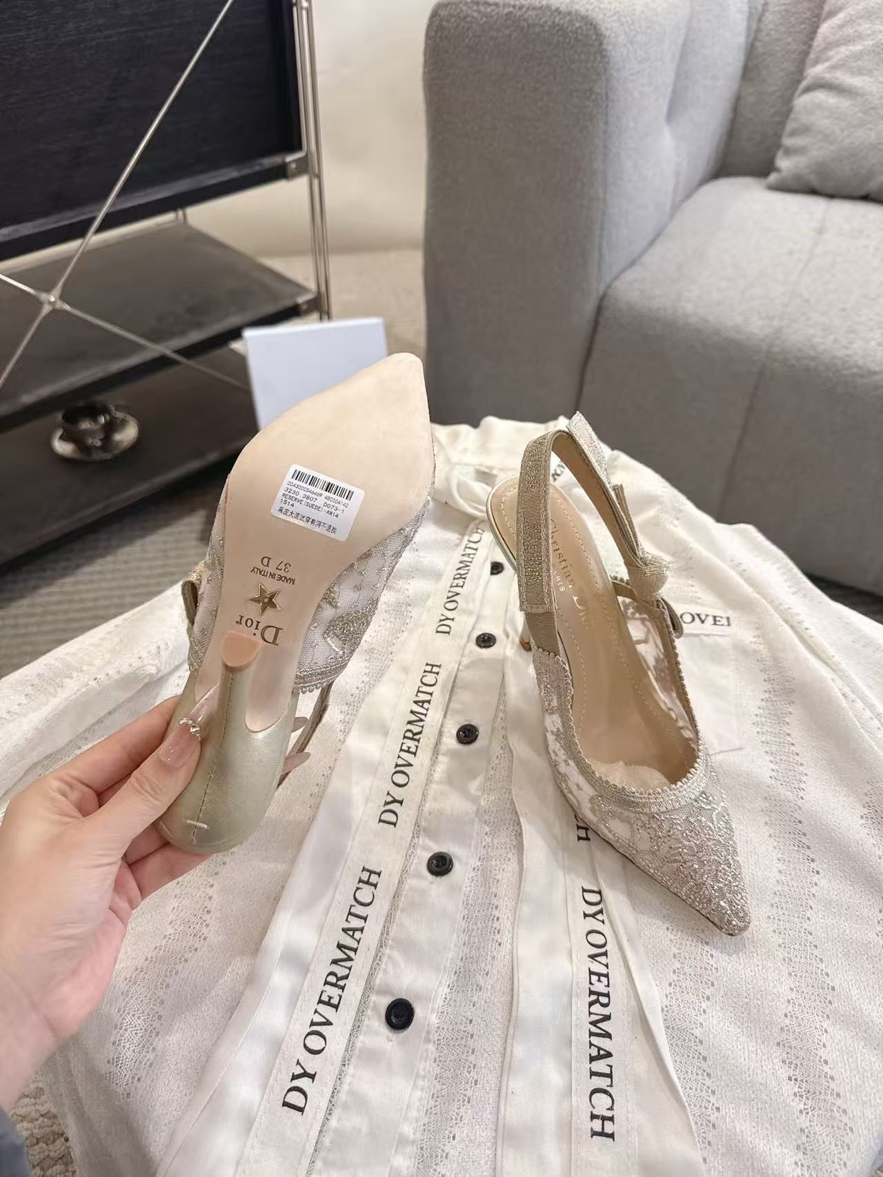 DIORの高品質レースハイヒール【50％割引+送料無料】