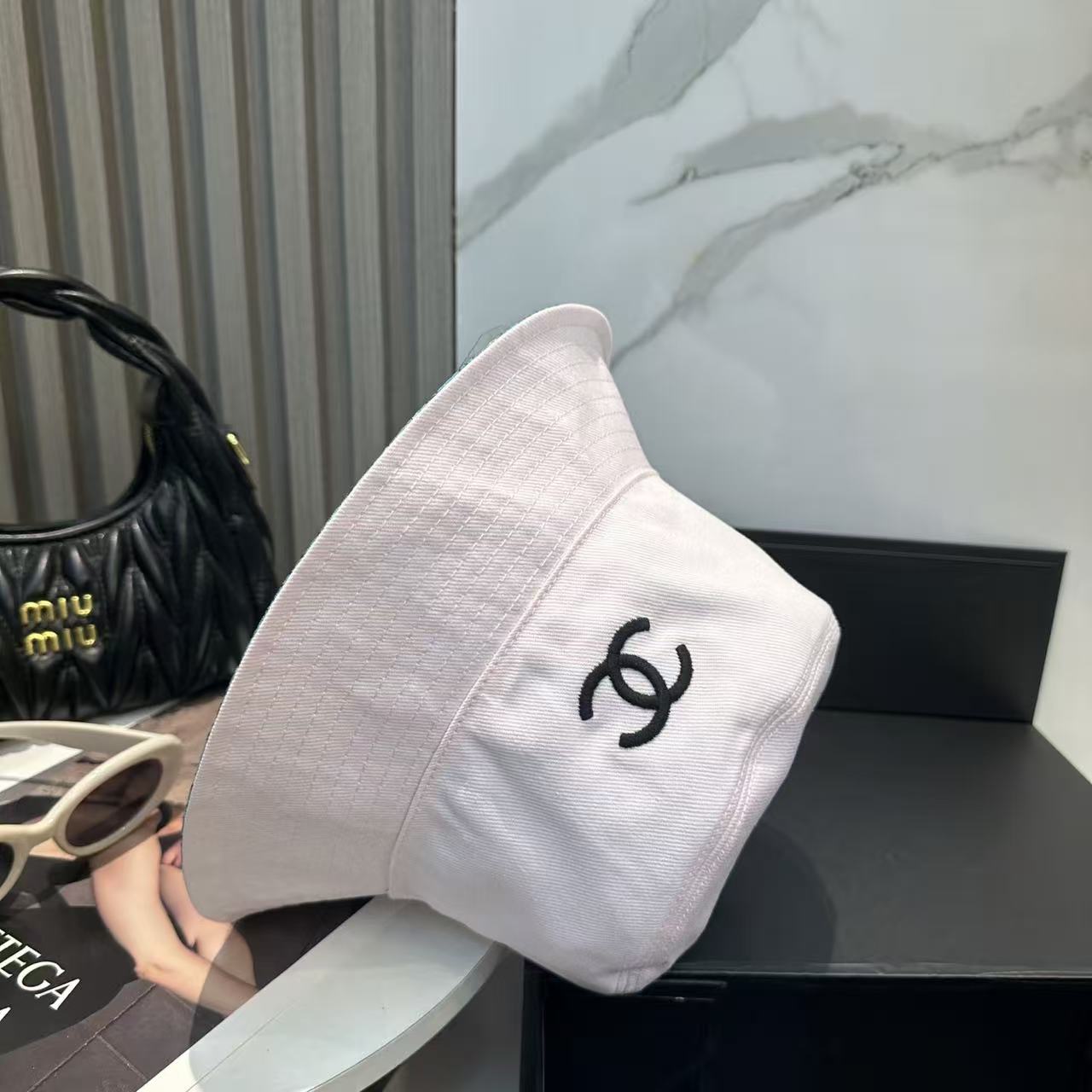 CHANE1 ダブルC フィッシャーマンハット【50％割引+送料無料】