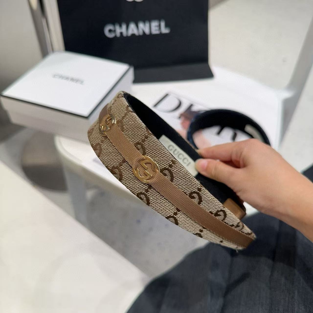 GUCC1 ジャカードヘッドバンド【50％割引+送料無料】