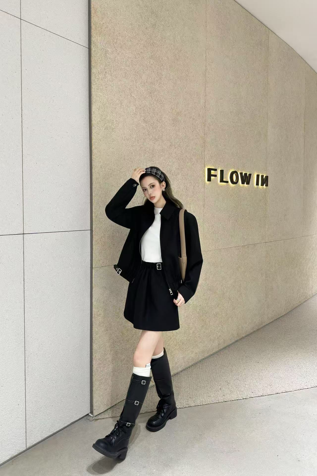 L0WEW ラペル ミニマリスト ジャケット【50％割引+送料無料】