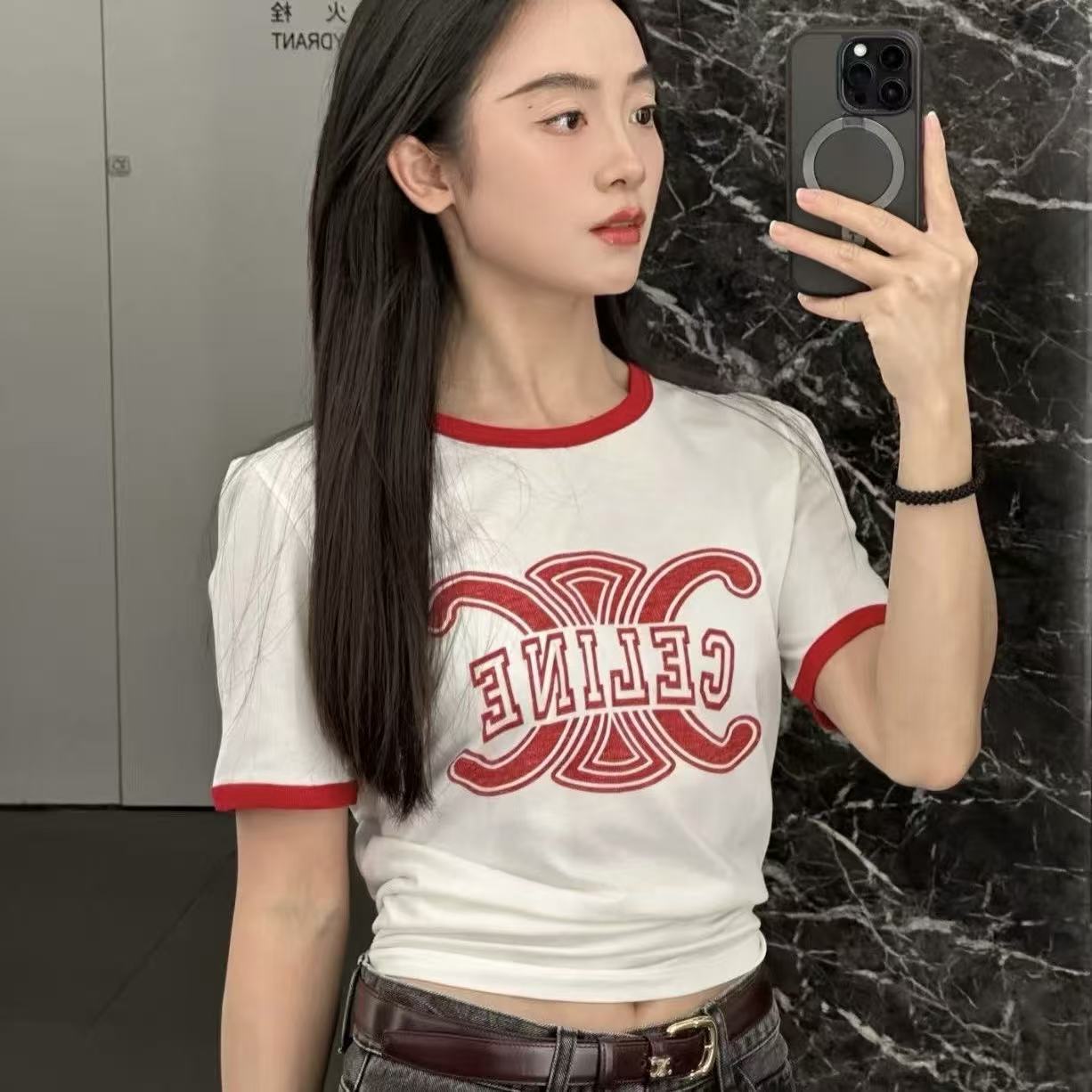 CEL1NE 凱旋門レターTシャツ【50％割引+送料無料】