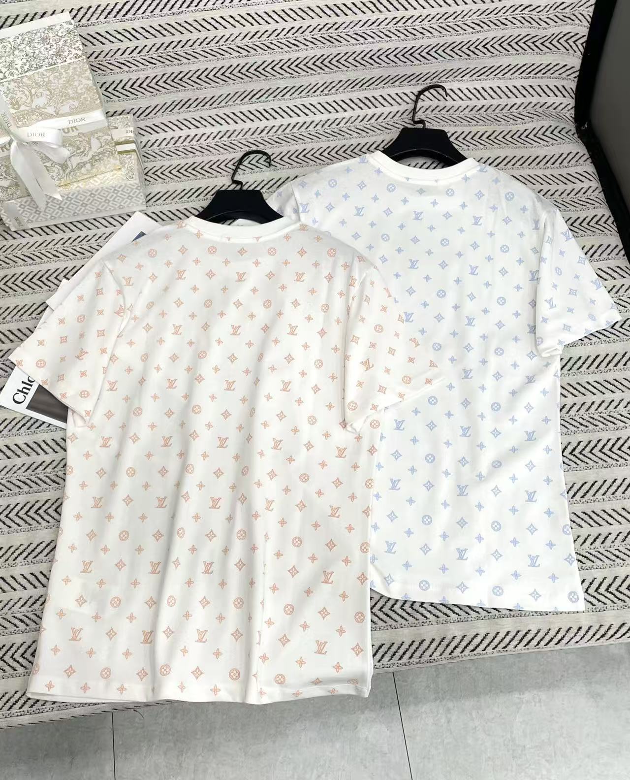 LVチェーンプリントTシャツ【50％割引+送料無料】