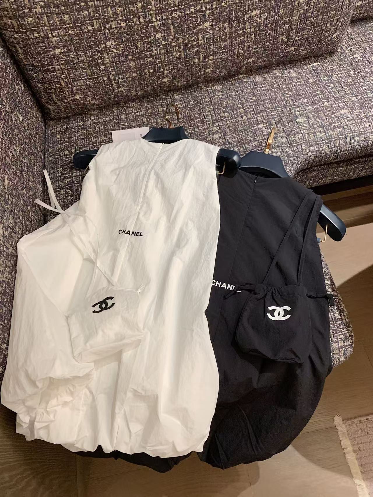 CHANE1 ダブルC ノースリーブドレス【50％割引+送料無料】