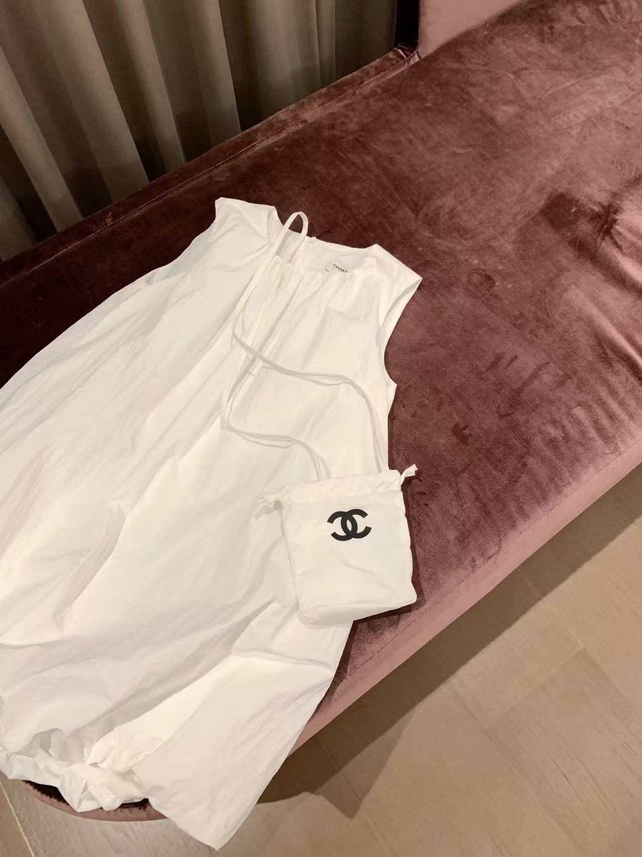 CHANE1 ダブルC ノースリーブドレス【50％割引+送料無料】