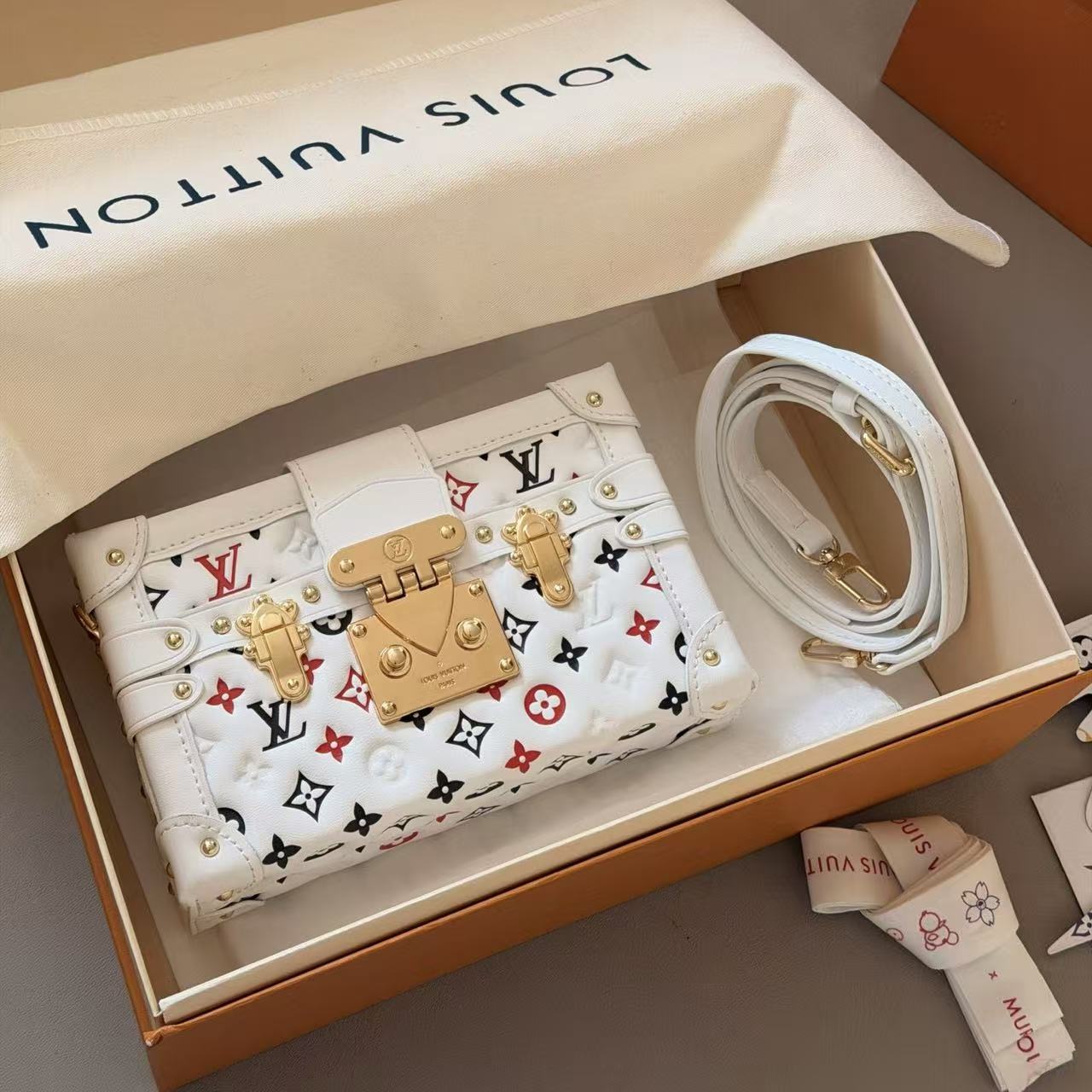 LVプリント ショルダー/クロスボディバッグ【50％割引+送料無料】