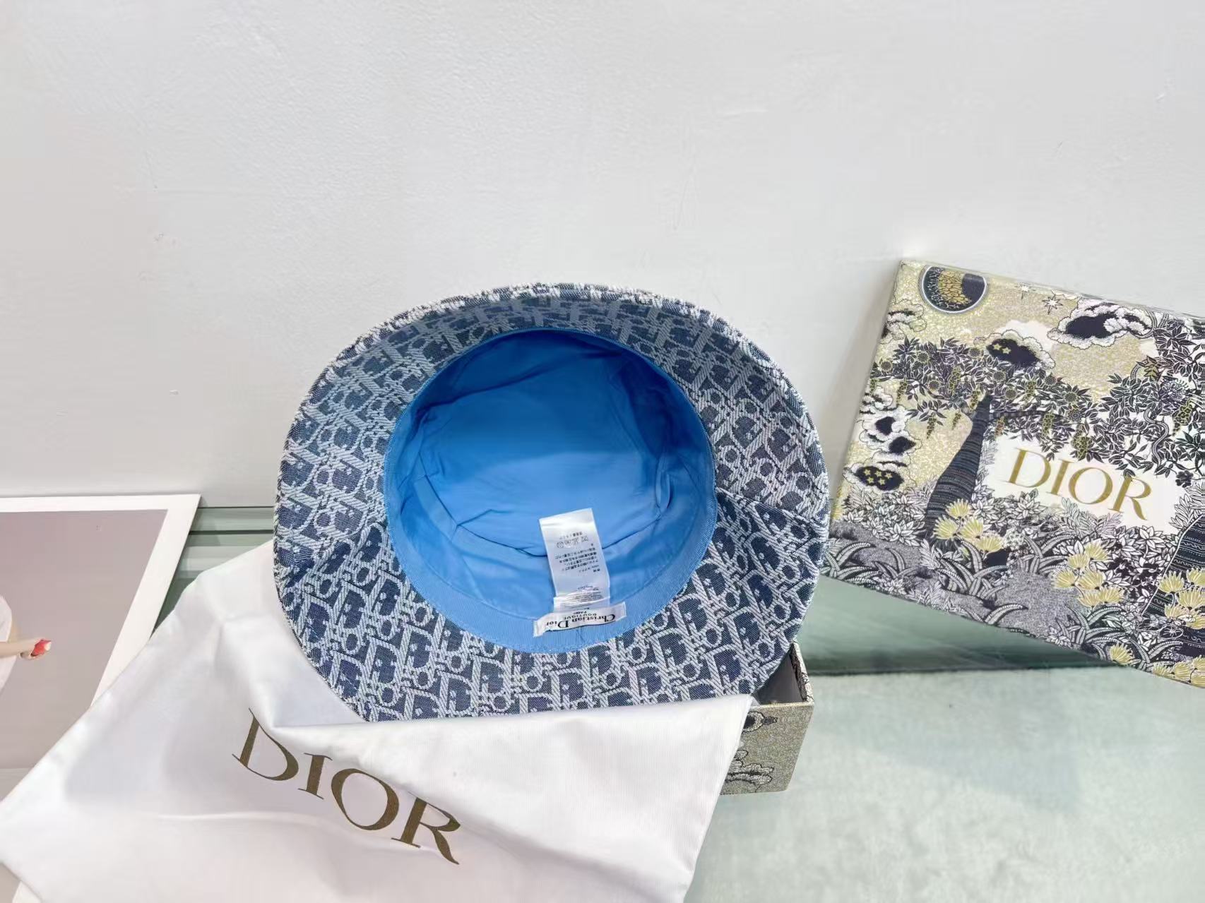 DIOR ジャカード フィッシャーマンハット【50％割引+送料無料】