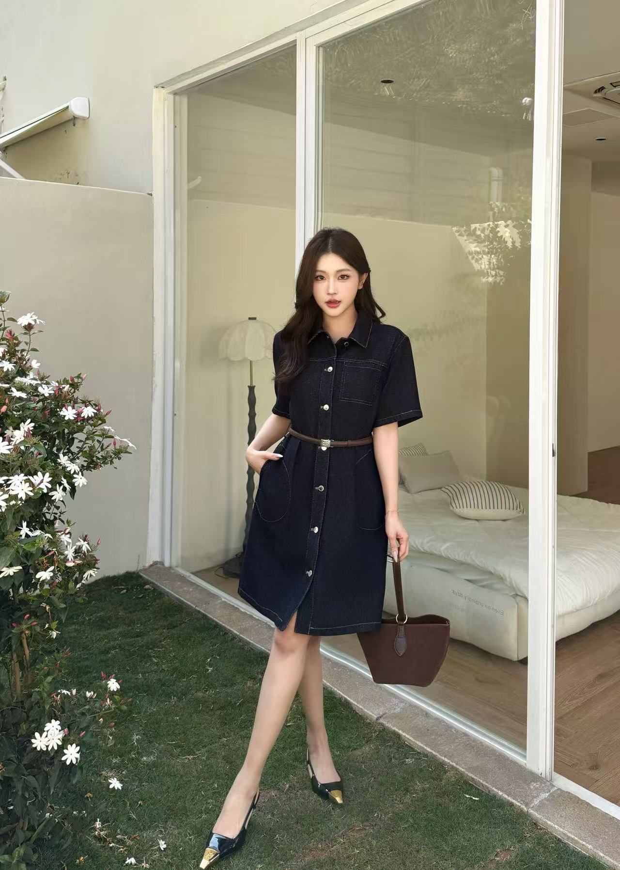 PR4DA 高品質デニムドレス【50％割引+送料無料】