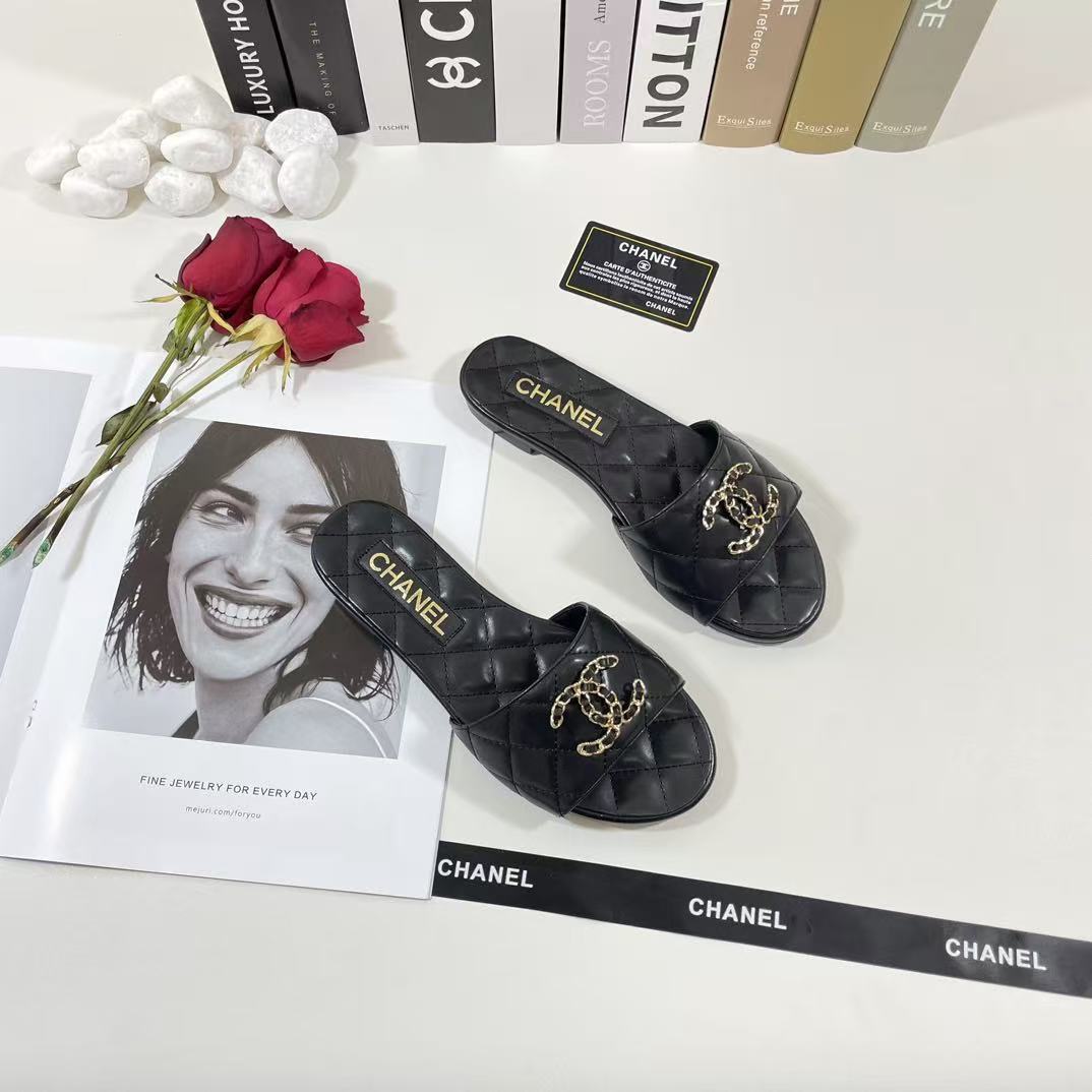 CHANE1 高品質ダブルCスリッパ【50％割引+送料無料】