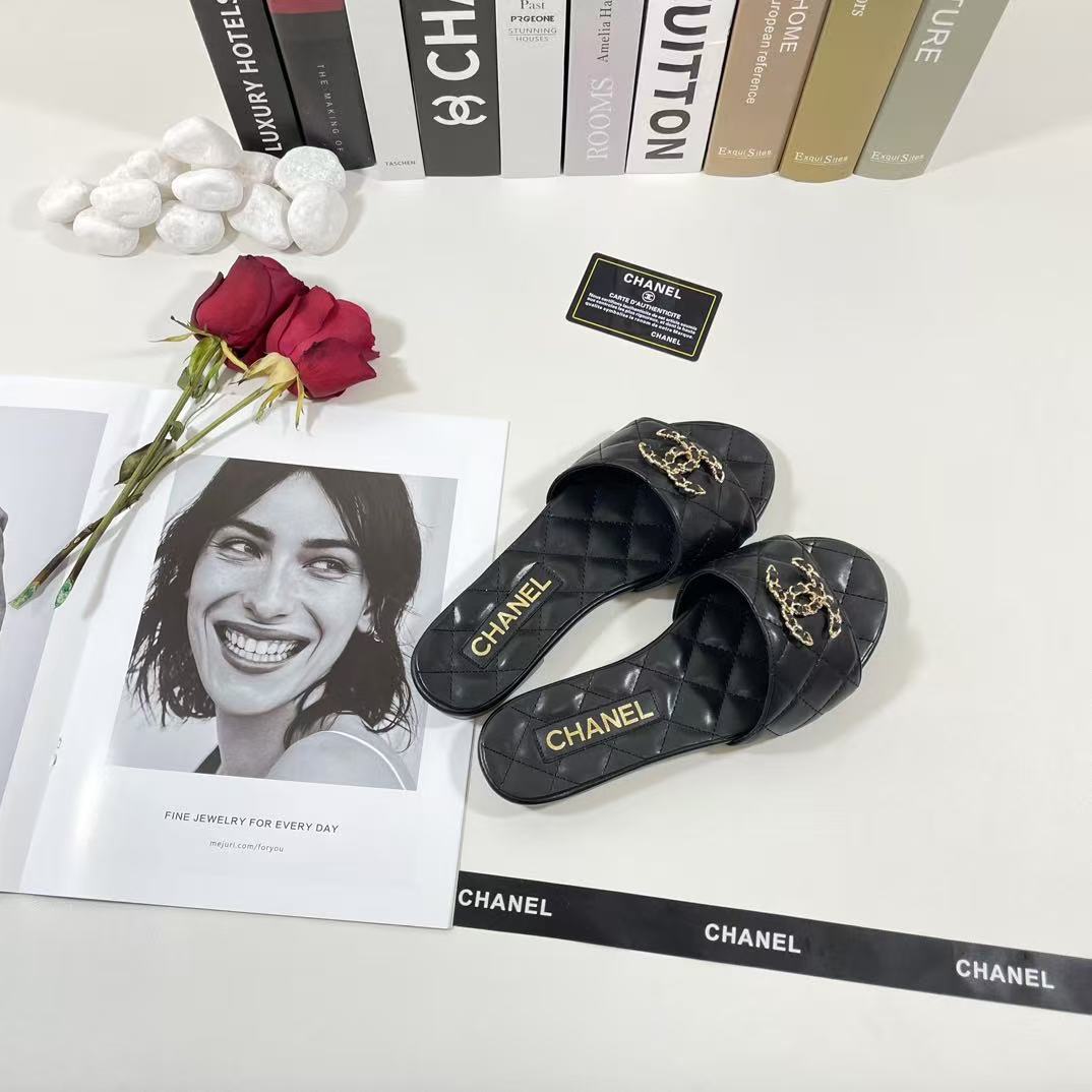 CHANE1 高品質ダブルCスリッパ【50％割引+送料無料】