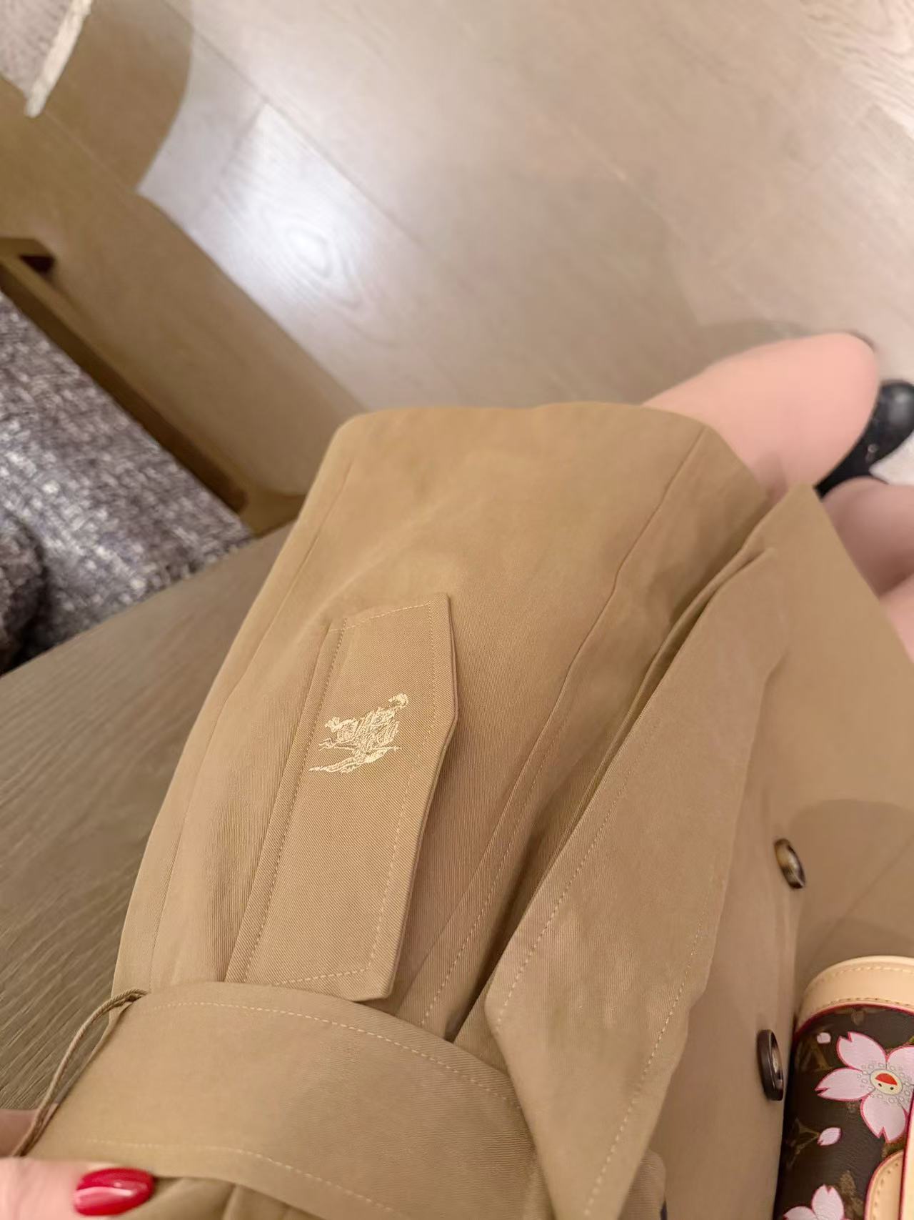 BUR8ERRY ダブルブレスト ノースリーブ ドレス【50％割引+送料無料】