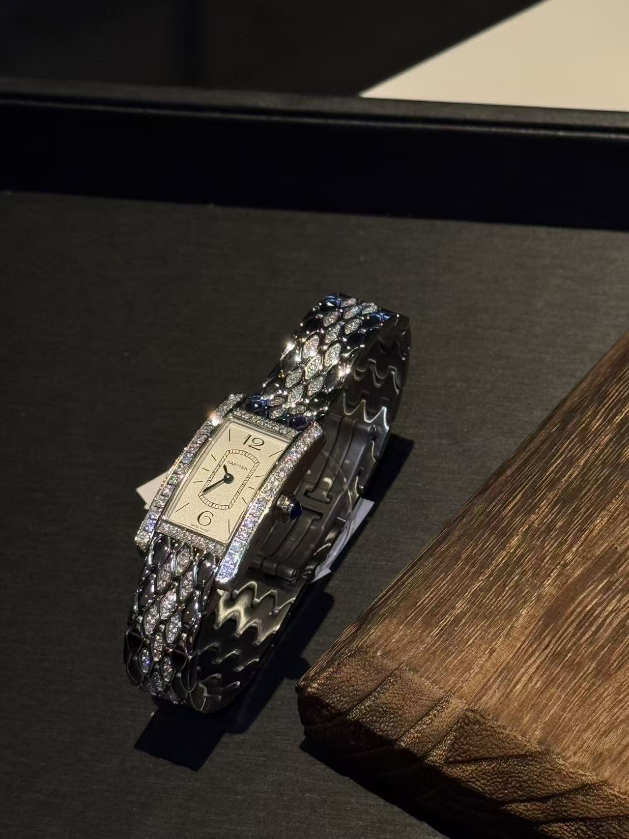 CART1ER スクエア ダイヤモンドセット スチールウォッチ【50％割引+送料無料】