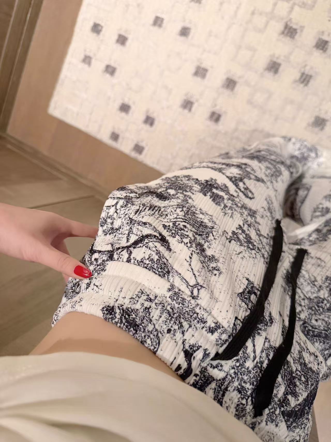 DIOR プリント カジュアル トラウザーズ【50％割引+送料無料】