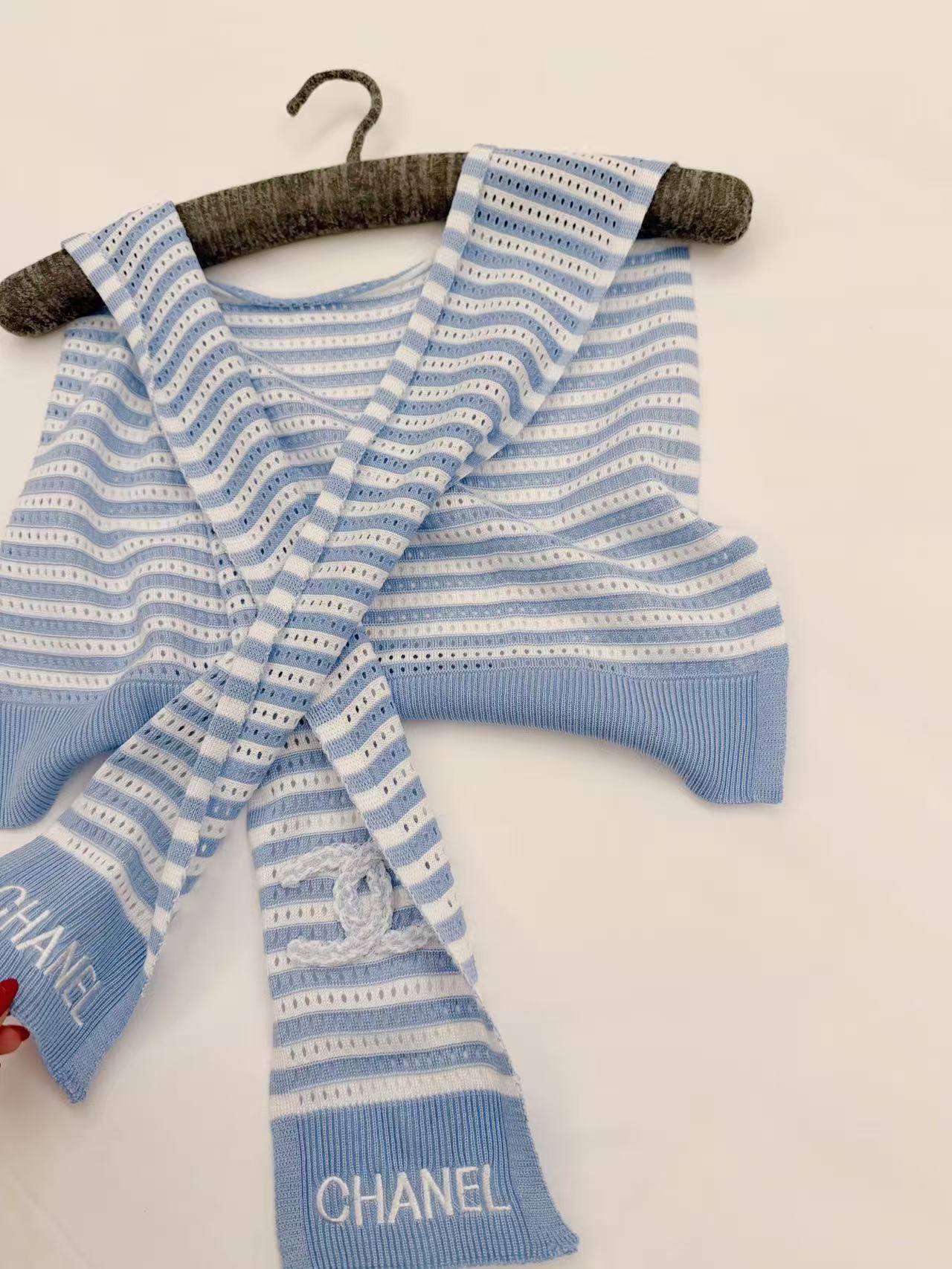 CHANE1 シャツ + スカーフ【50％割引+送料無料】