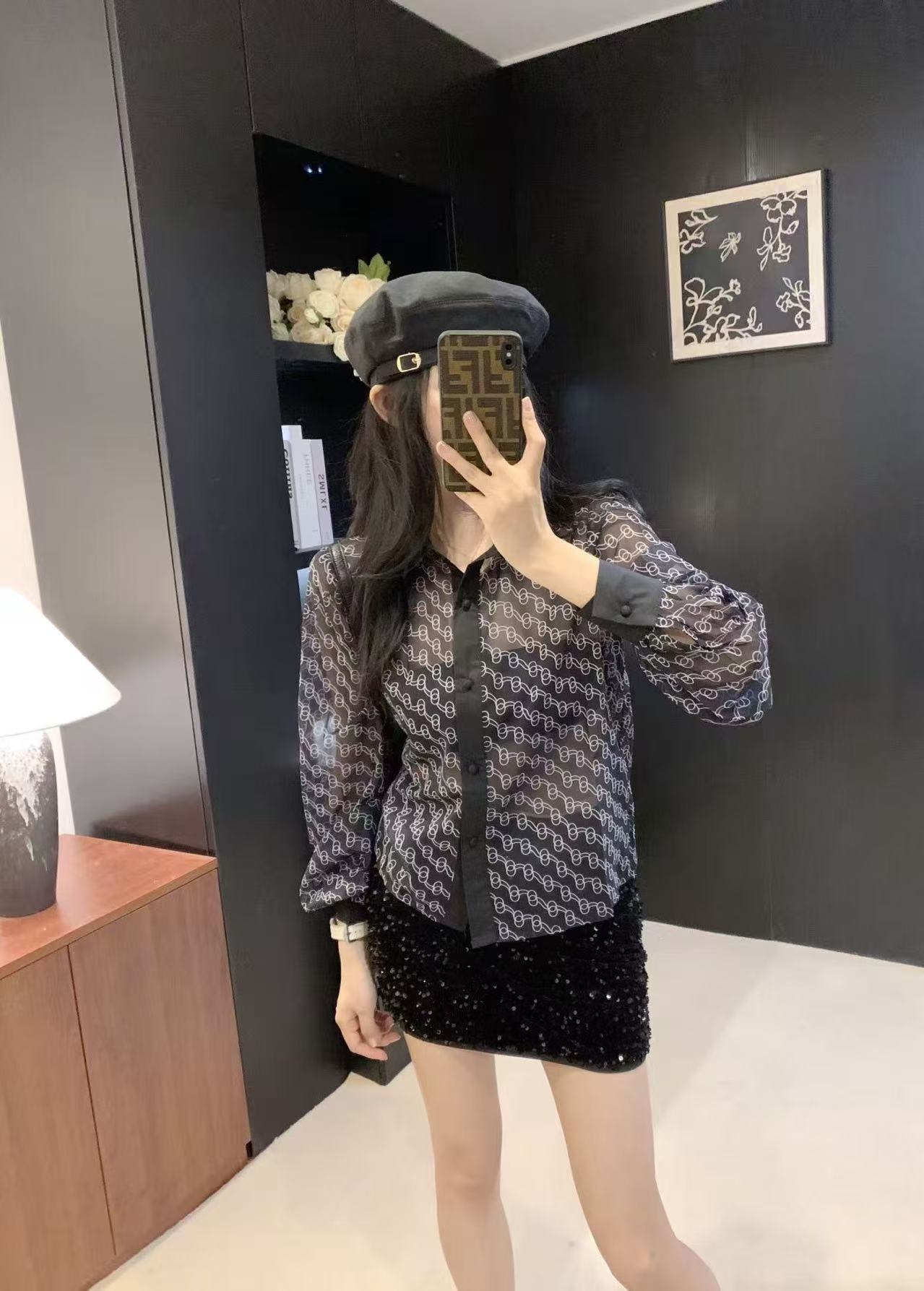 GUCC1 プリントシャツ【50％割引+送料無料】