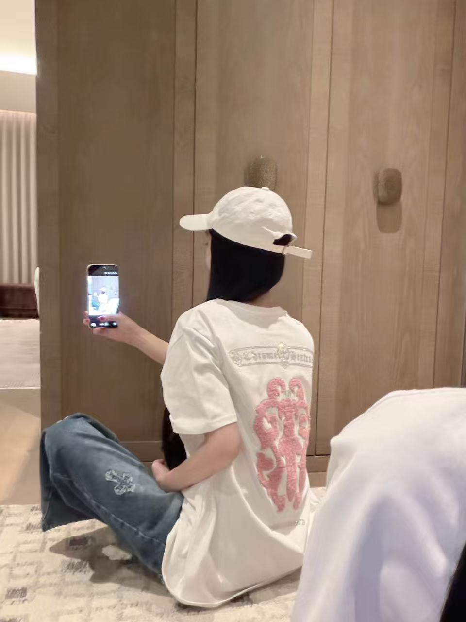 Chr0me HeartsラインストーンTシャツ【50％割引+送料無料】