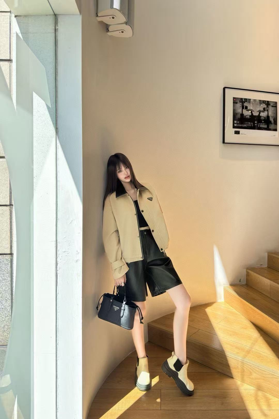 PR4DA トライアングルロゴ ジッパージャケット【50％割引+送料無料】