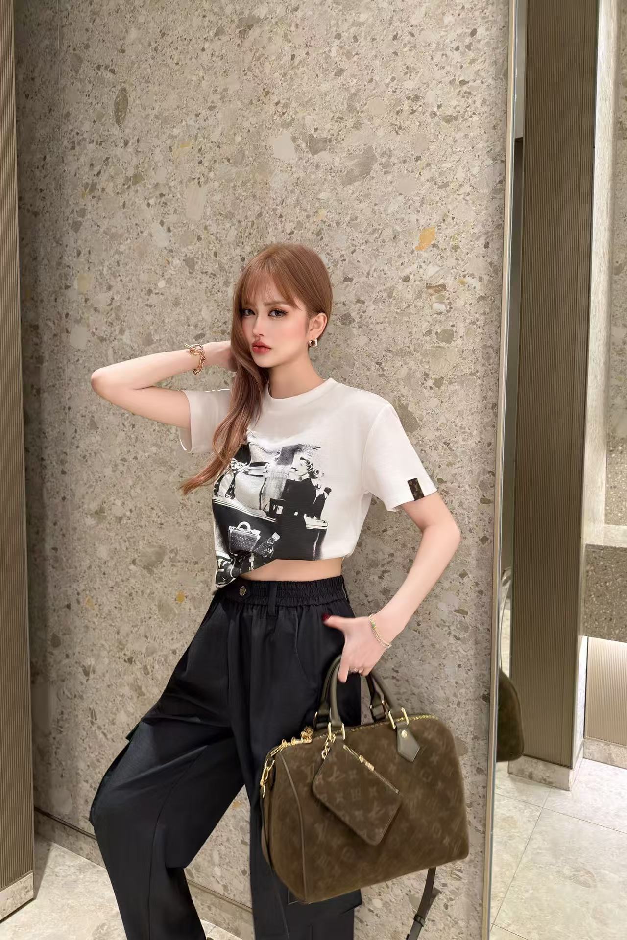 LVプリントTシャツ【50％割引+送料無料】