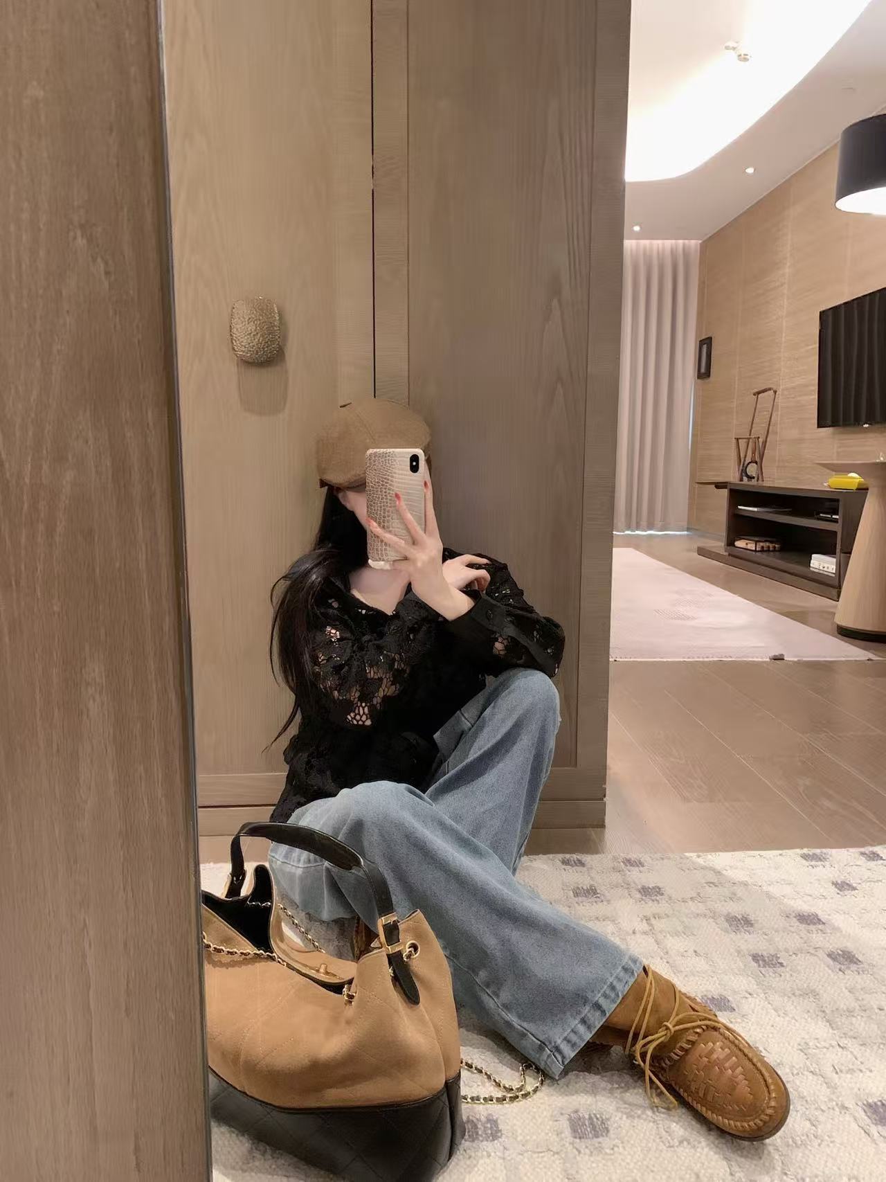 DIOR ホローアウト バタフライ ブラウス【50％割引+送料無料】