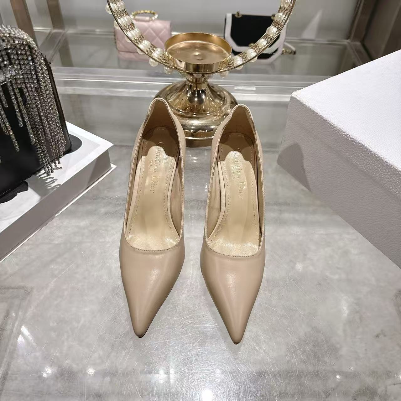 DIORの高品質ミニマリストポインテッドトゥハイヒール【50％割引+送料無料】