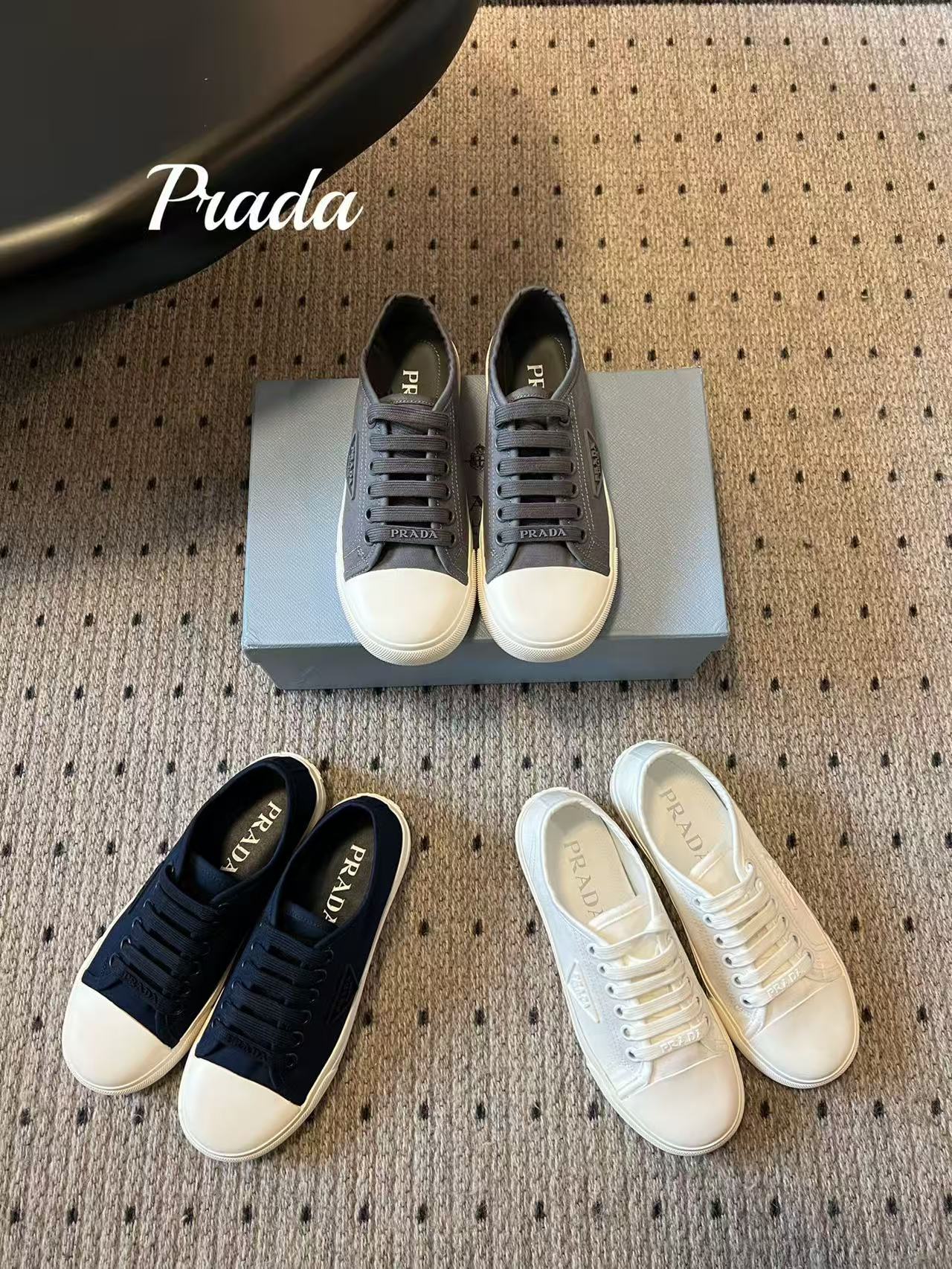 PR4DA 高品質レースアップカジュアルシューズ【50％割引+送料無料】