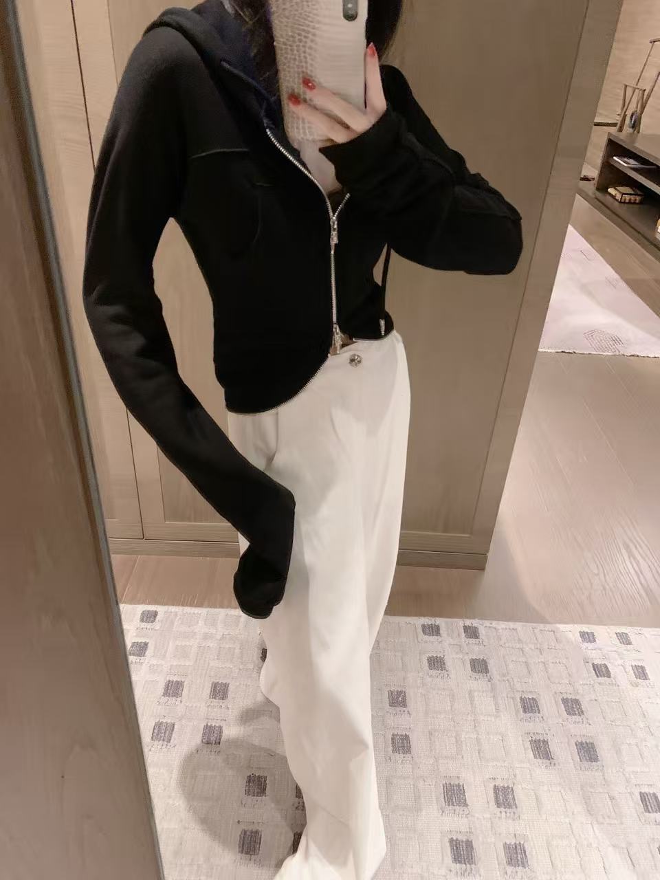 Chr0me Hearts フード付きジップアップジャケット【50％割引+送料無料】