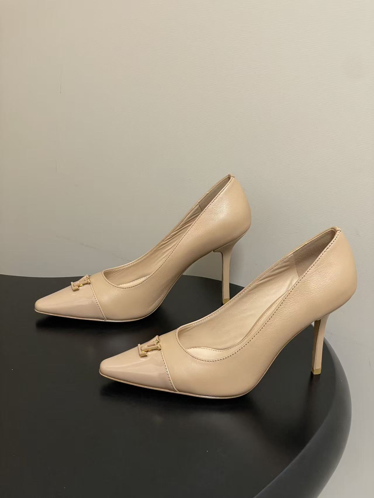 LVの高品質カラーブロックハイヒール【50％割引+送料無料】