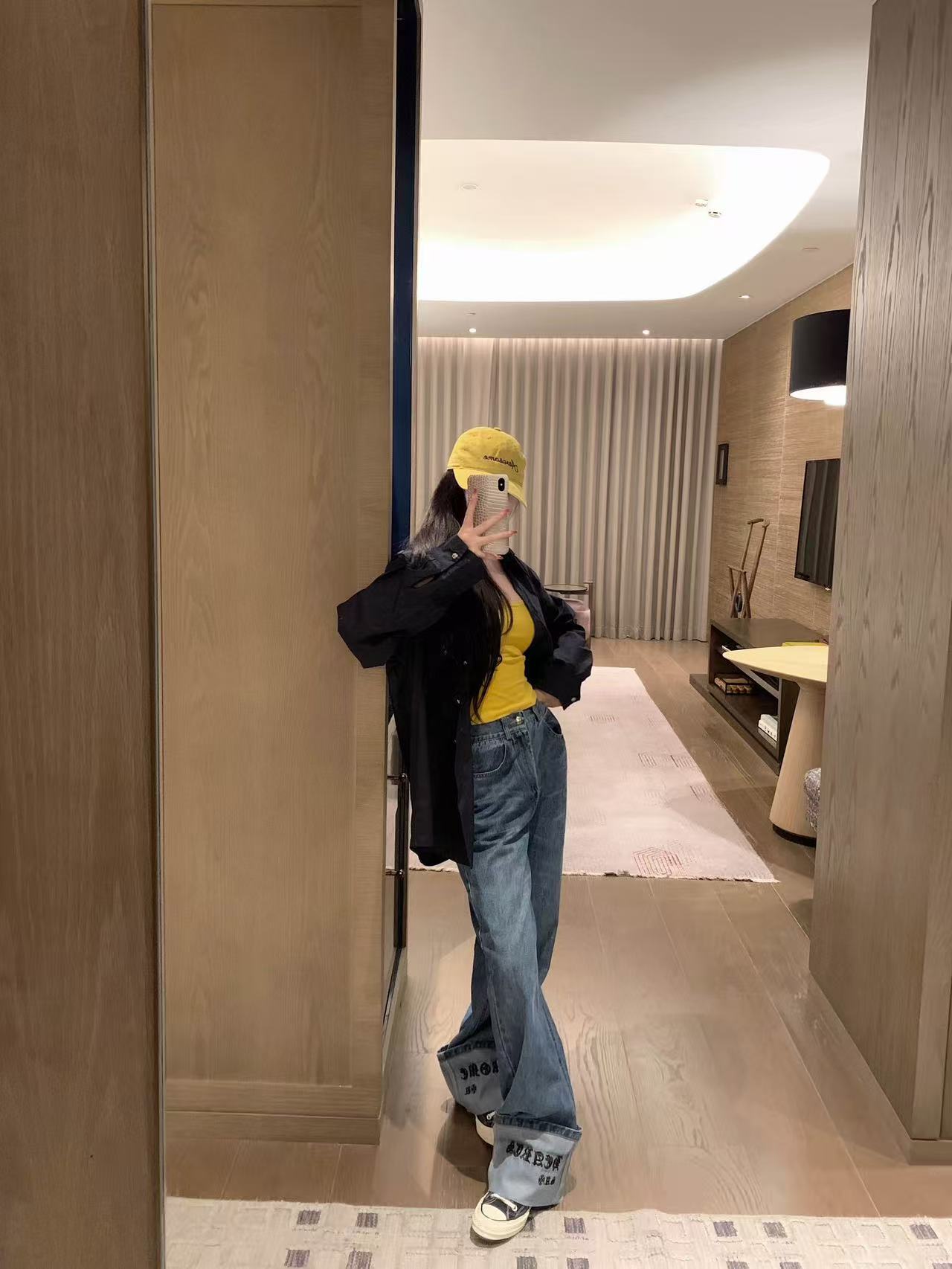 Chr0me Hearts刺繍入りレザーラベルジーンズ【50％割引+送料無料】