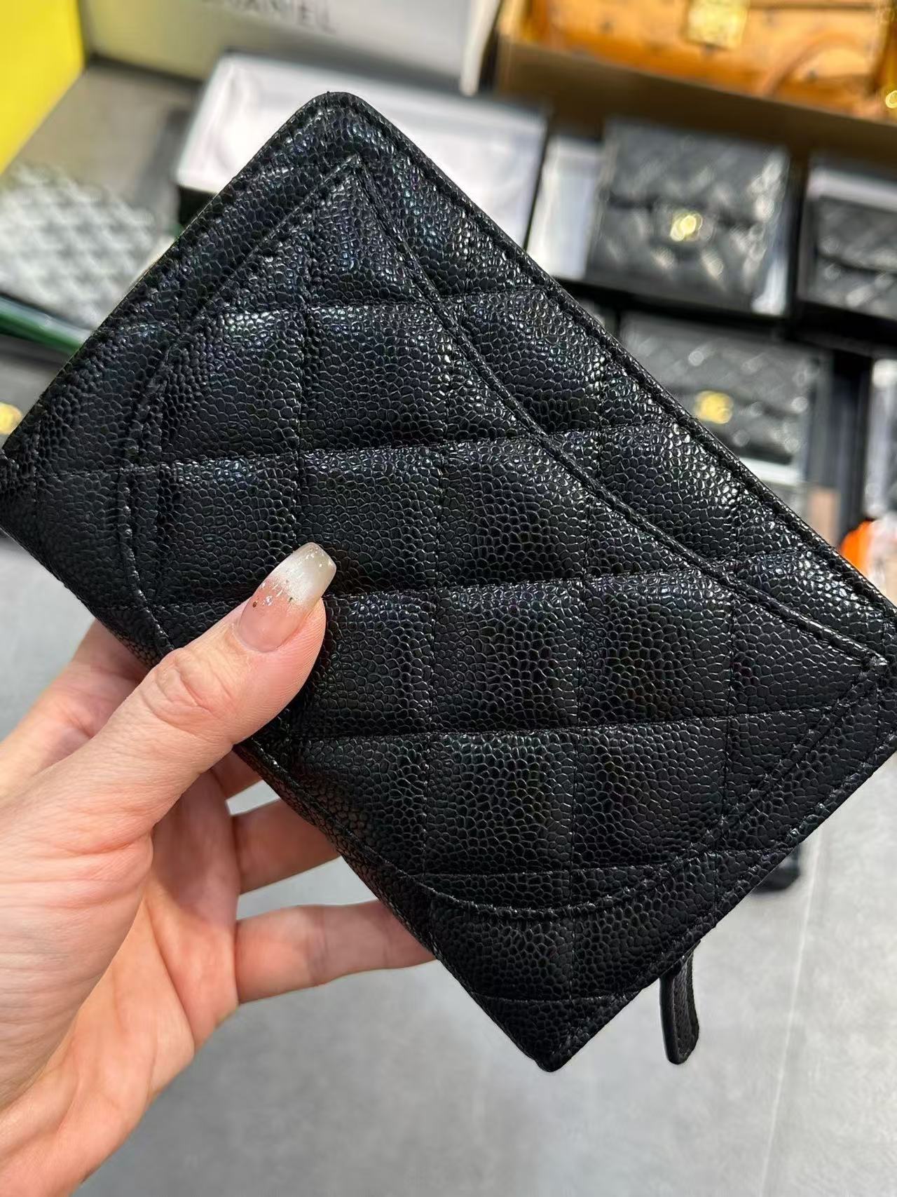 CHANE1 キャビアスキンウォレット【50％割引+送料無料】