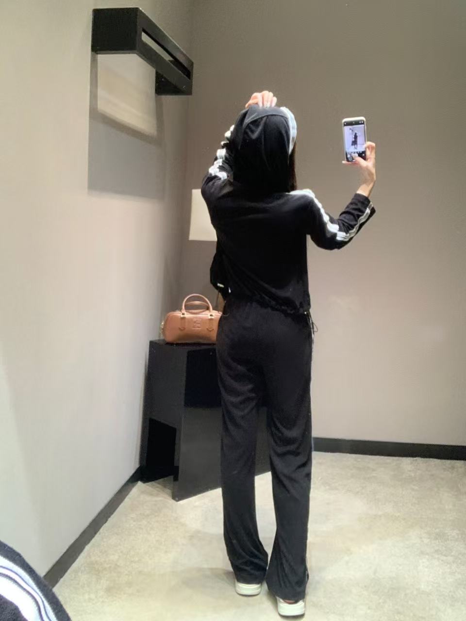 DI0R刺繍入りレタージャケット＋パンツのツーピースセット【50％割引+送料無料】