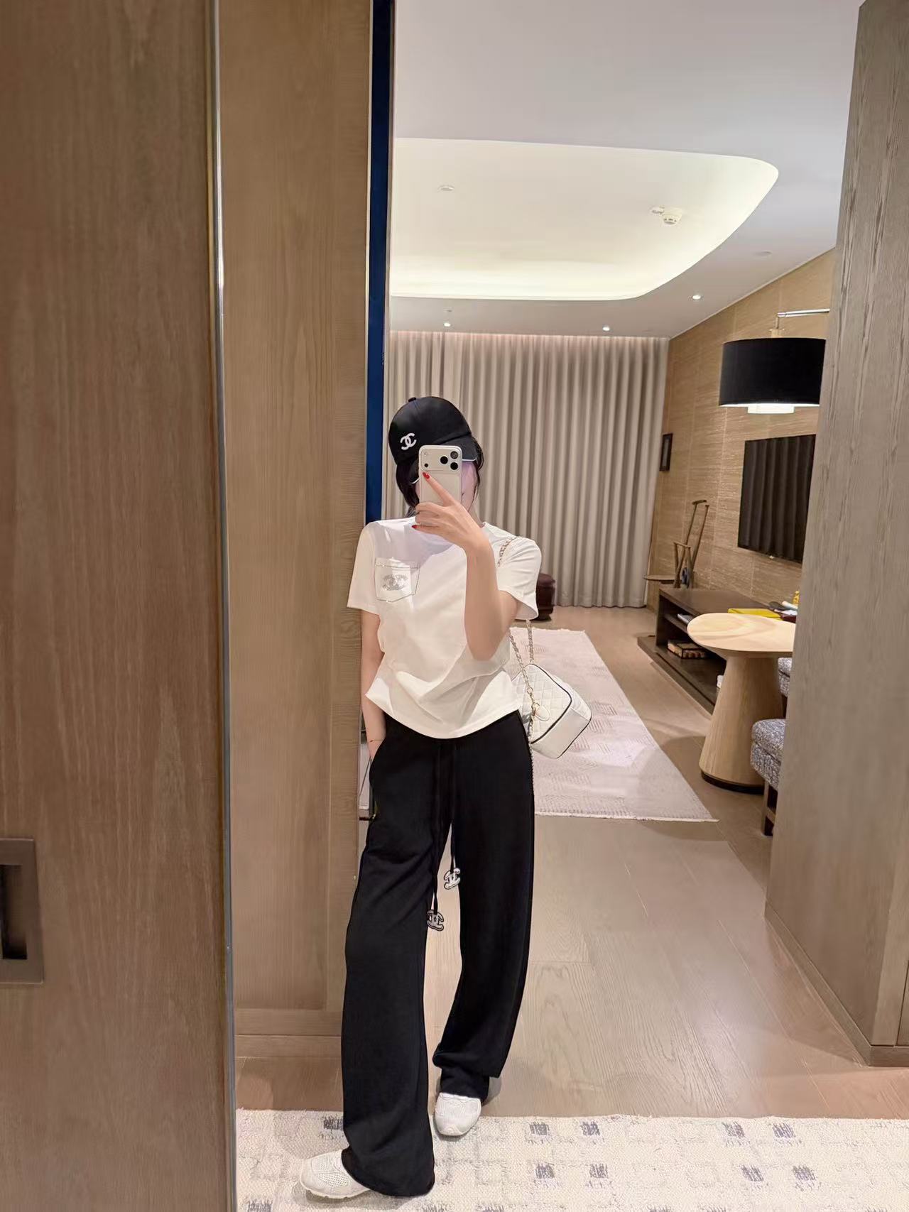 CHANE1 ダブルCポケットTシャツ【50％割引+送料無料】