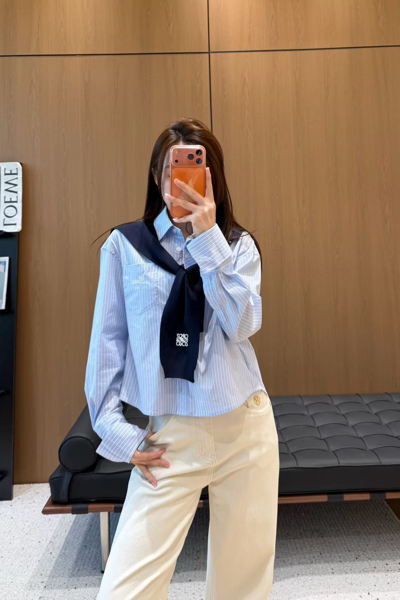 L0WEW スカーフとシャツのツーピースセット【50％割引+送料無料】