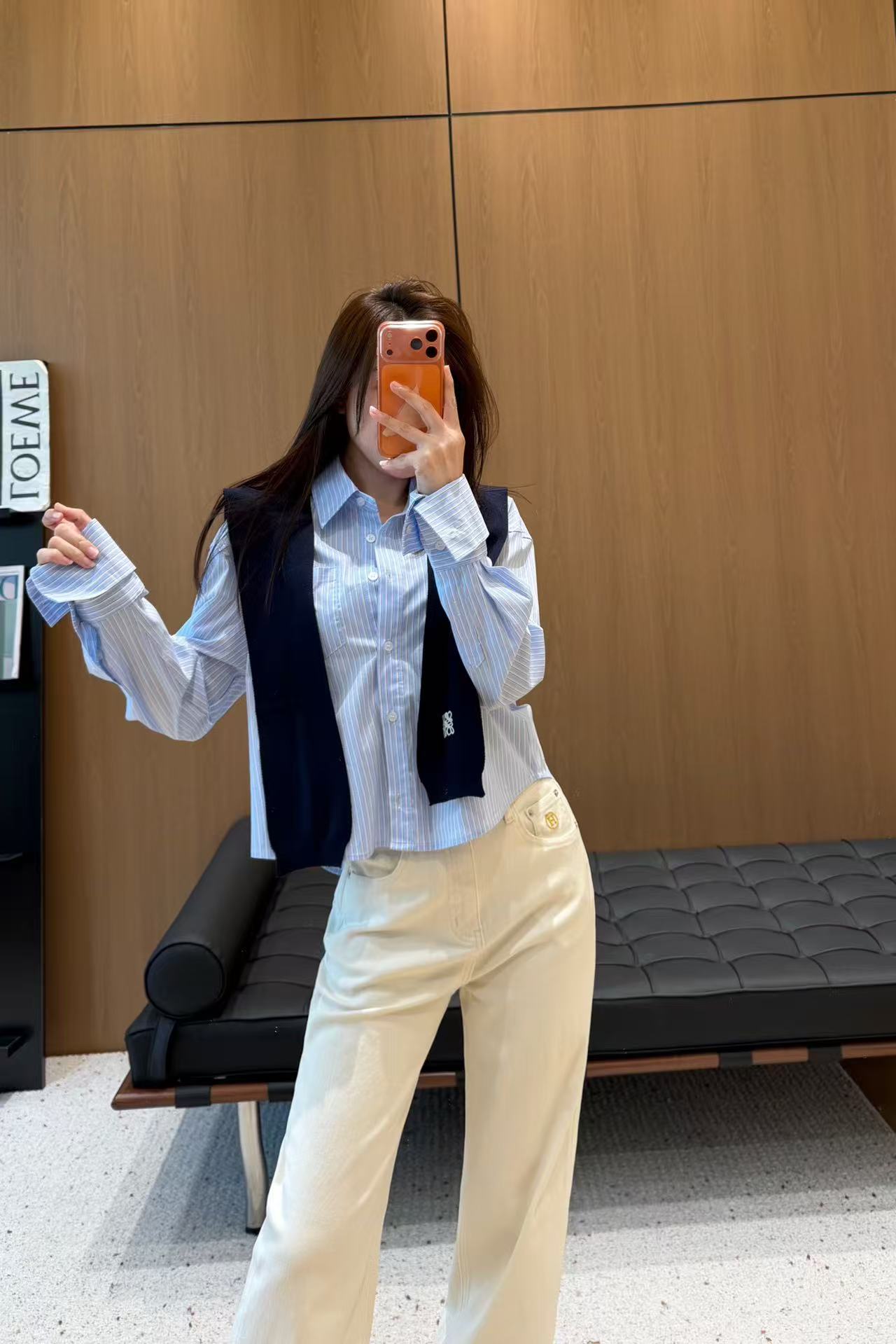 L0WEW スカーフとシャツのツーピースセット【50％割引+送料無料】