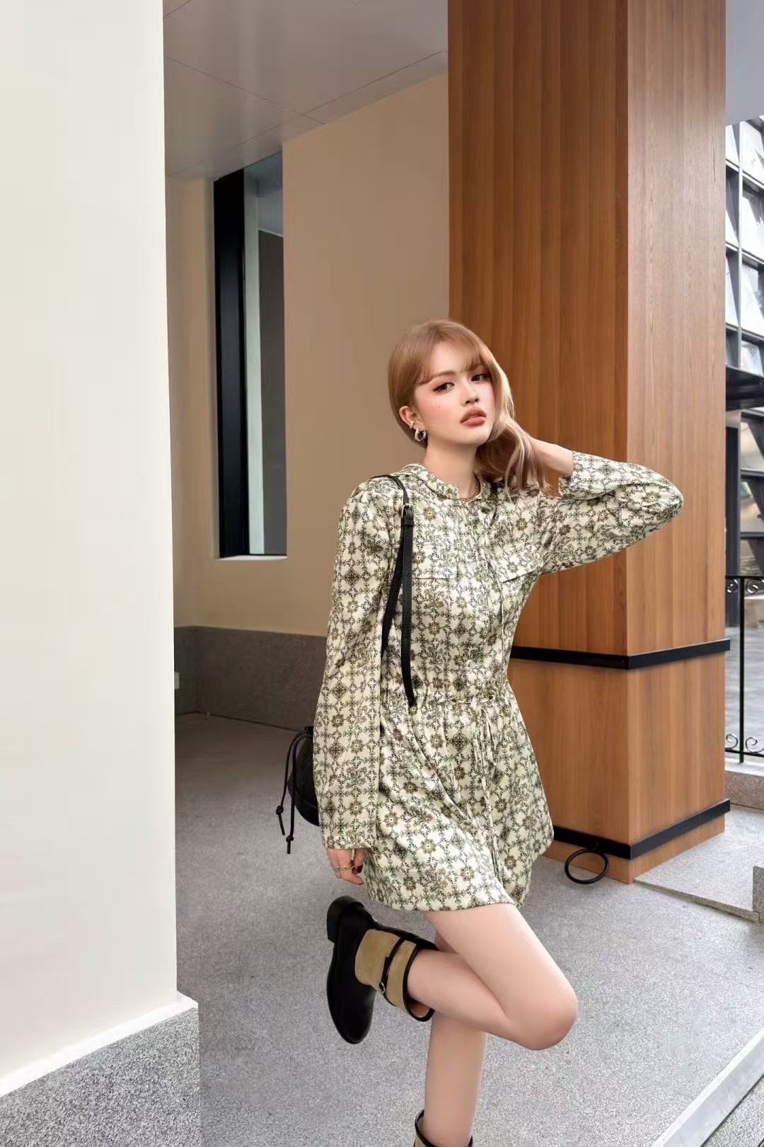 LVフード付きプリントジャケット【50％割引+送料無料】