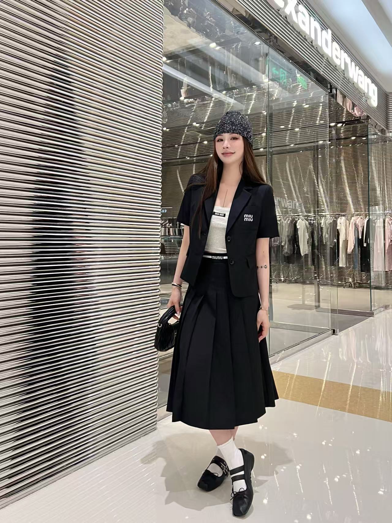 M1UM1U 高品質ショートジャケット＋スカートツーピースセット【50％割引+送料無料】