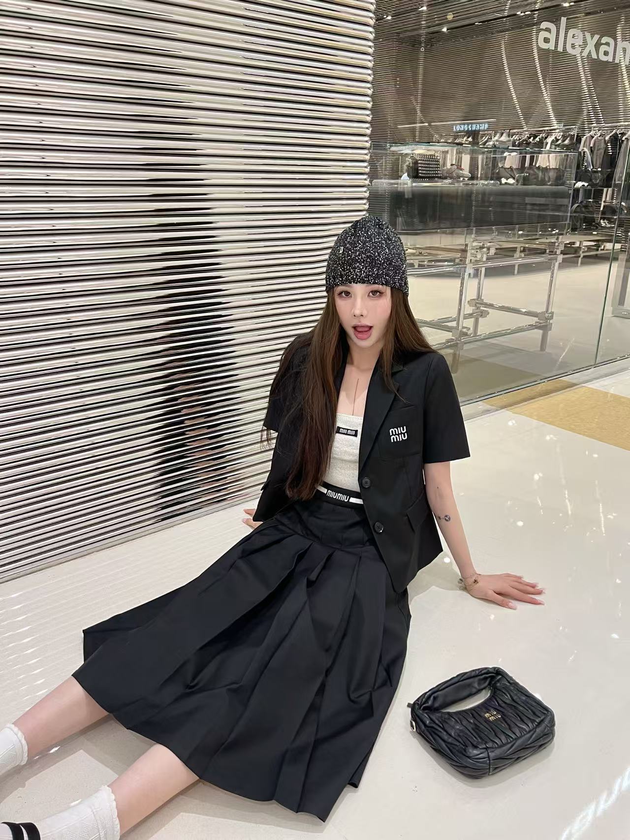 M1UM1U 高品質ショートジャケット＋スカートツーピースセット【50％割引+送料無料】