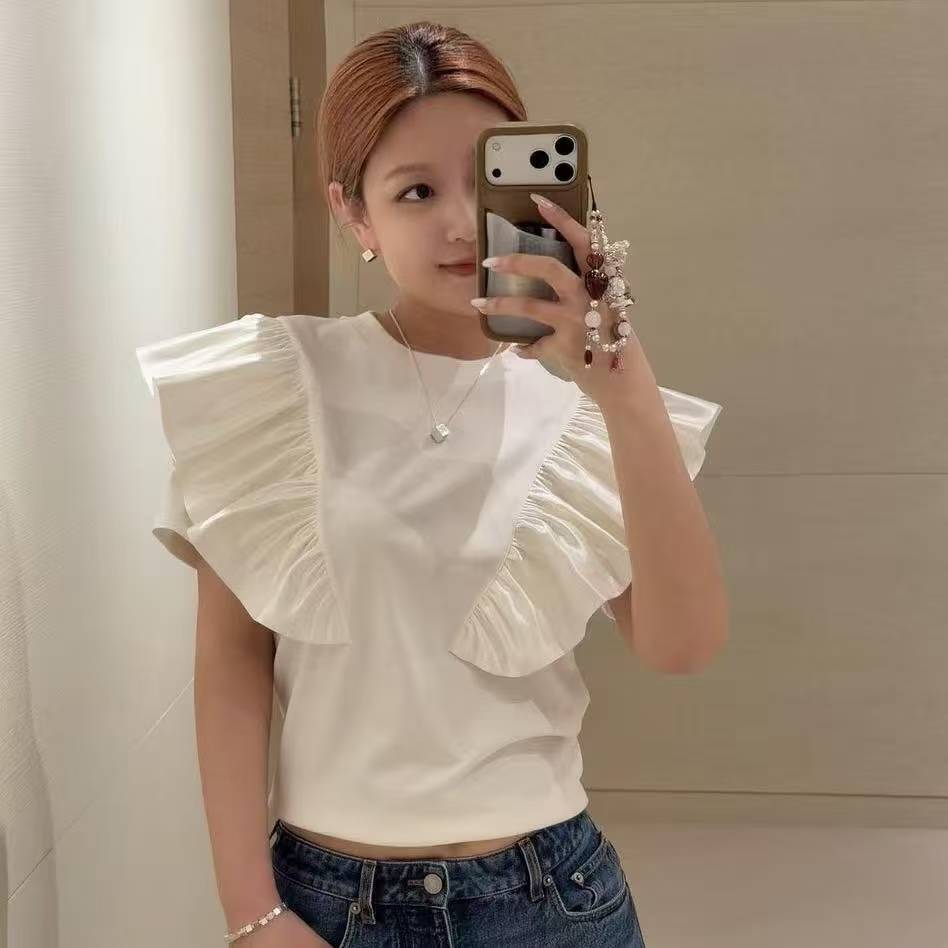 LV ラッフルTシャツ【50％割引+送料無料】