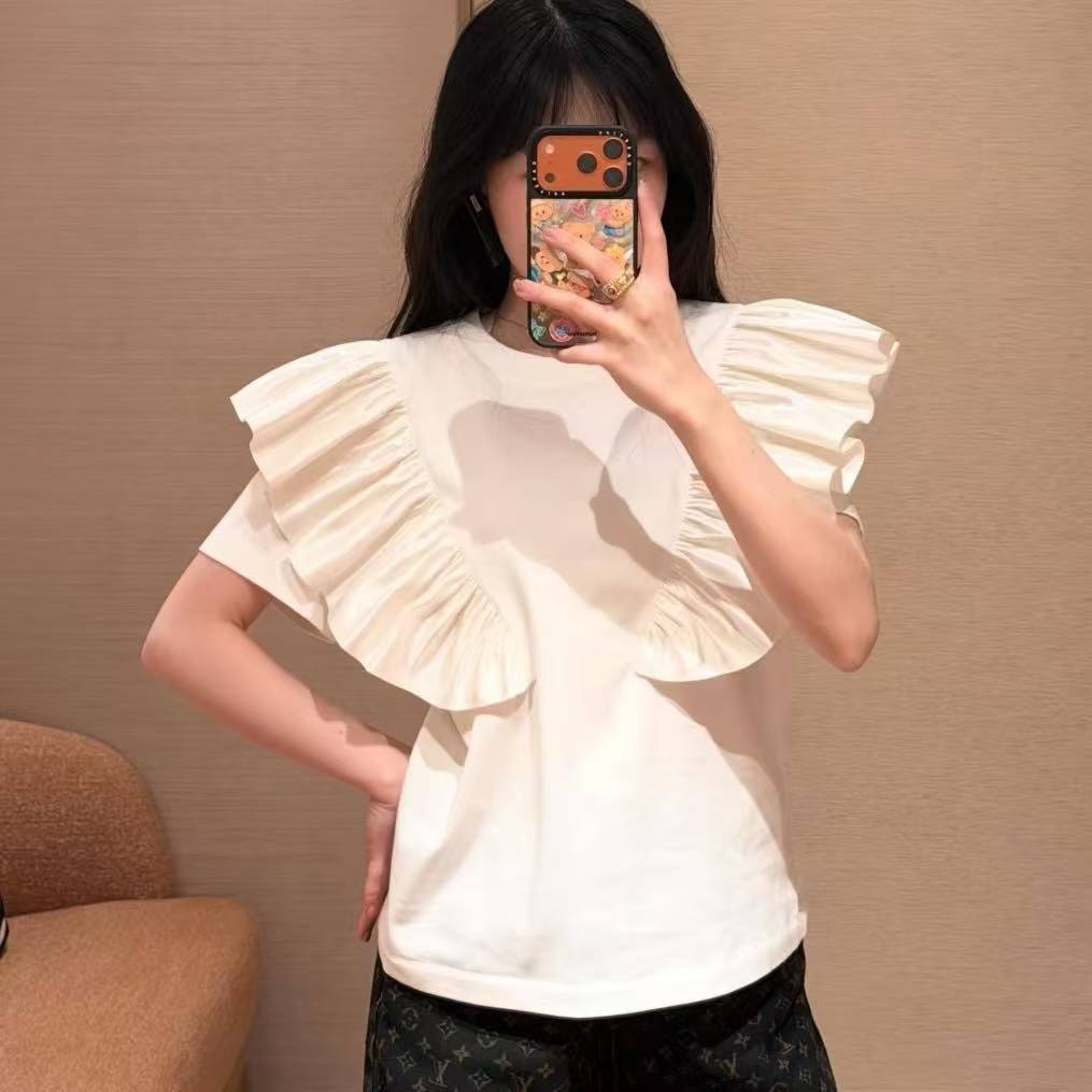 LV ラッフルTシャツ【50％割引+送料無料】