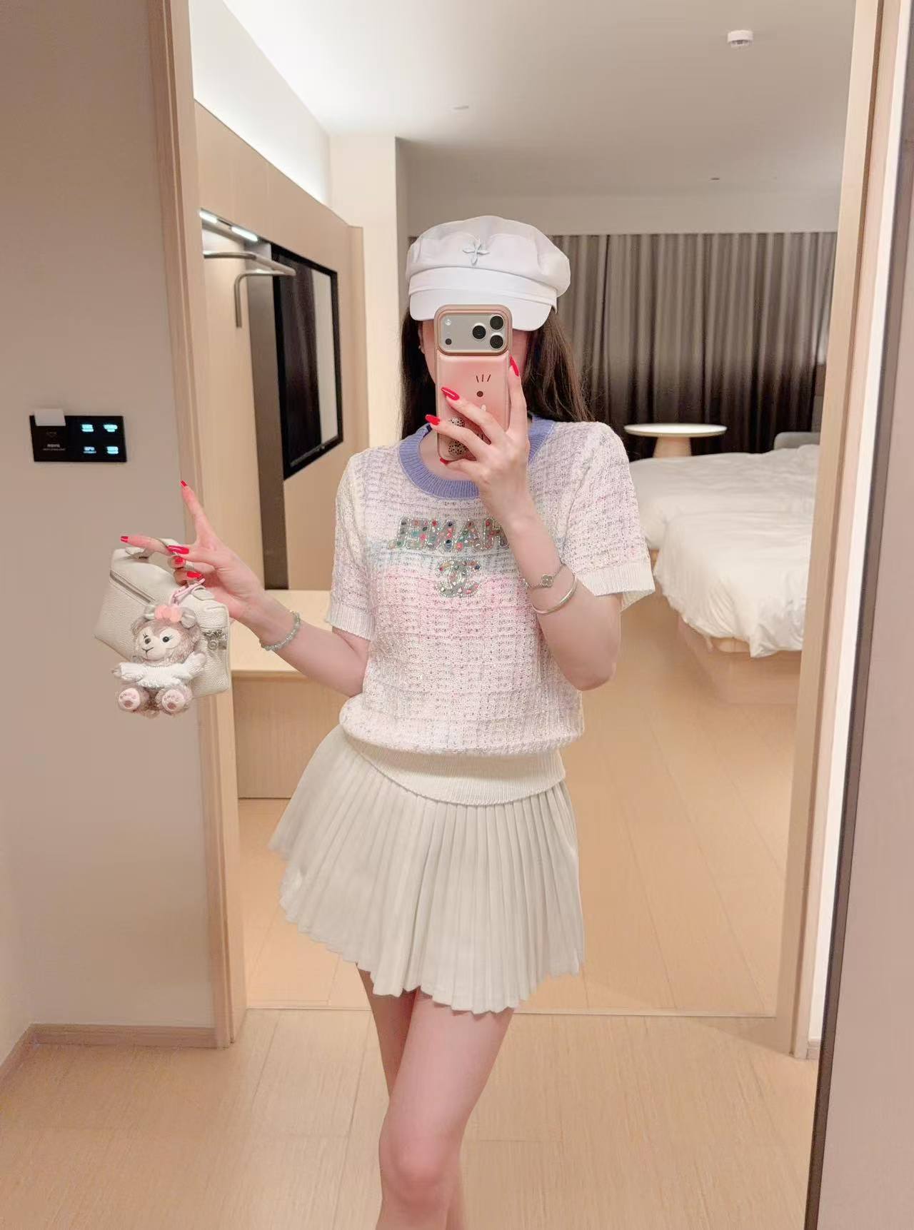 CHANE1 カラフルレターセーター【50％割引+送料無料】