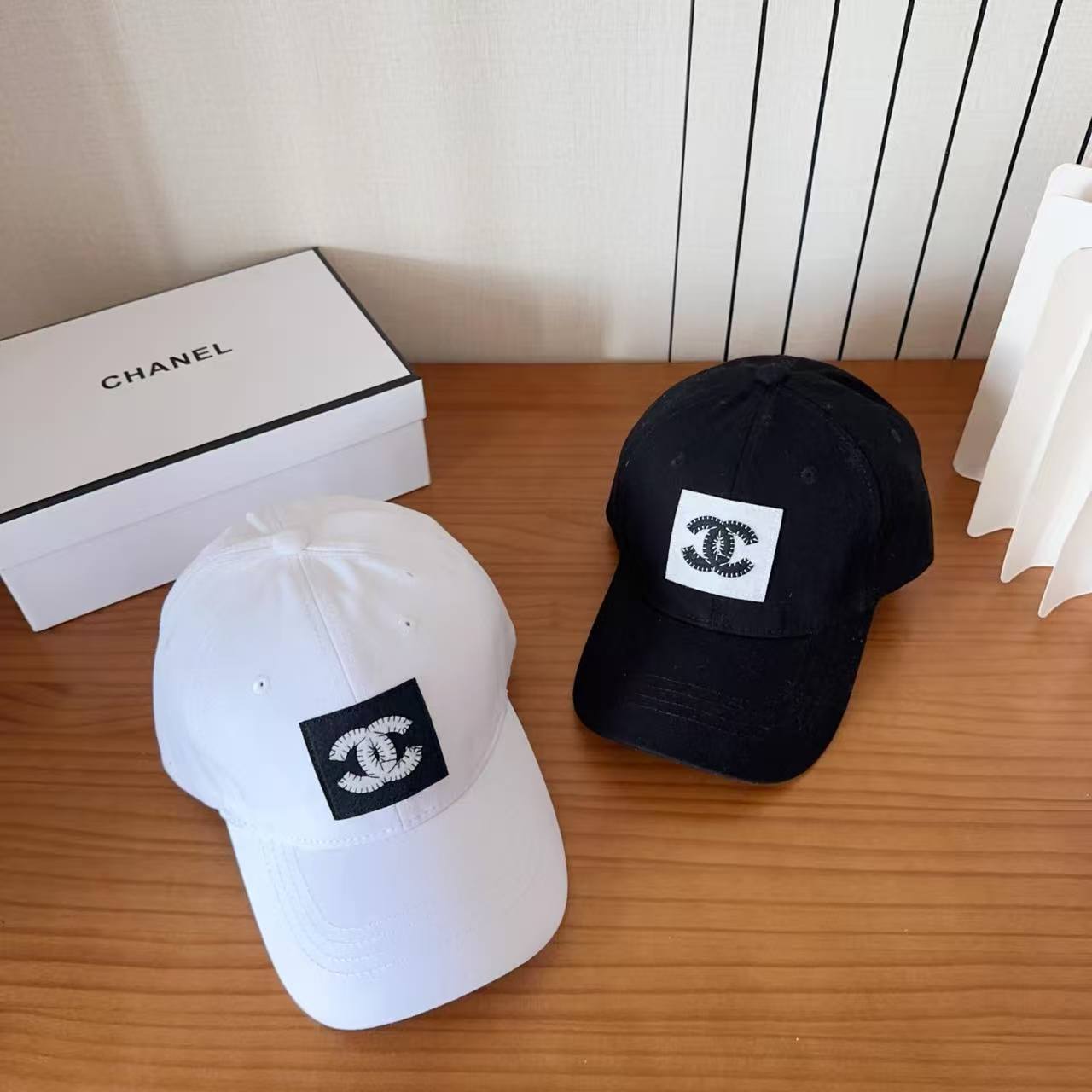 CHANE1 シンプルダブルCベースボールキャップ【50％割引+送料無料】