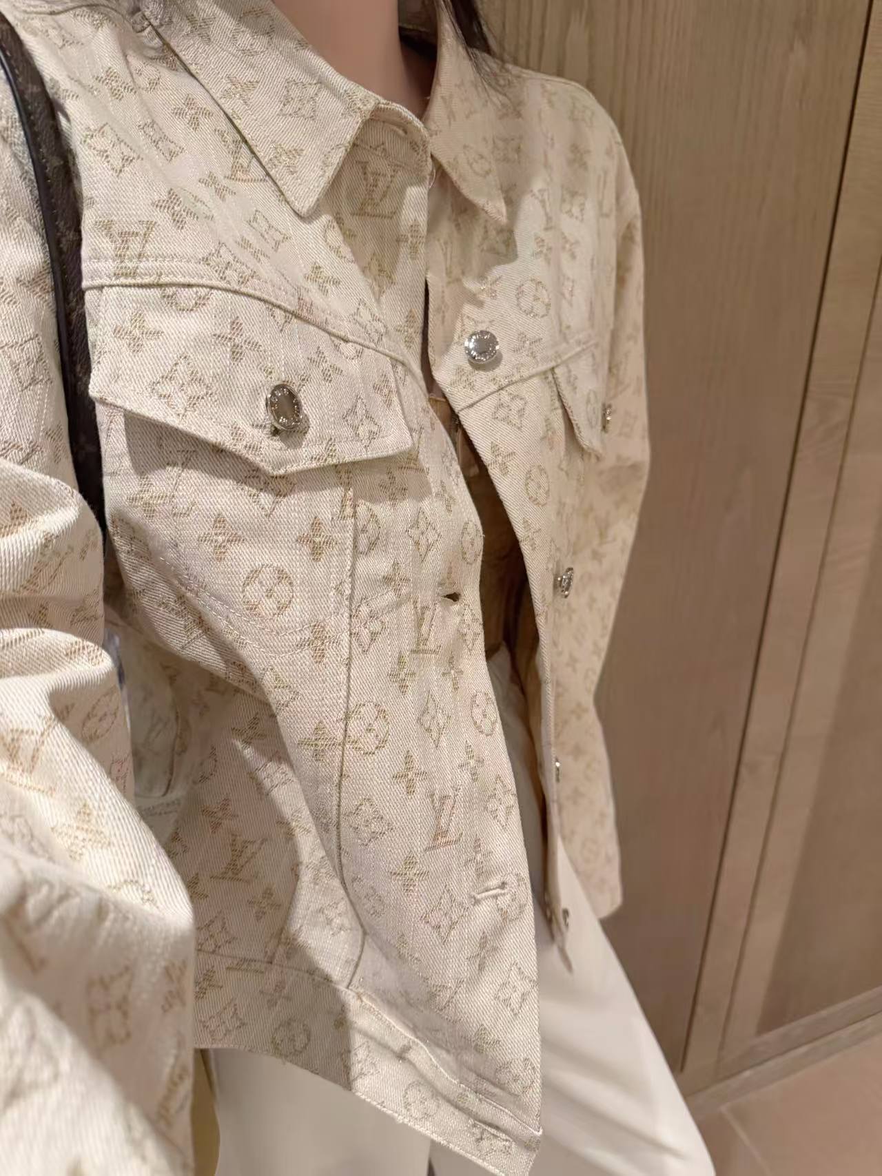 LV ジャカードデニムジャケット【50％割引+送料無料】