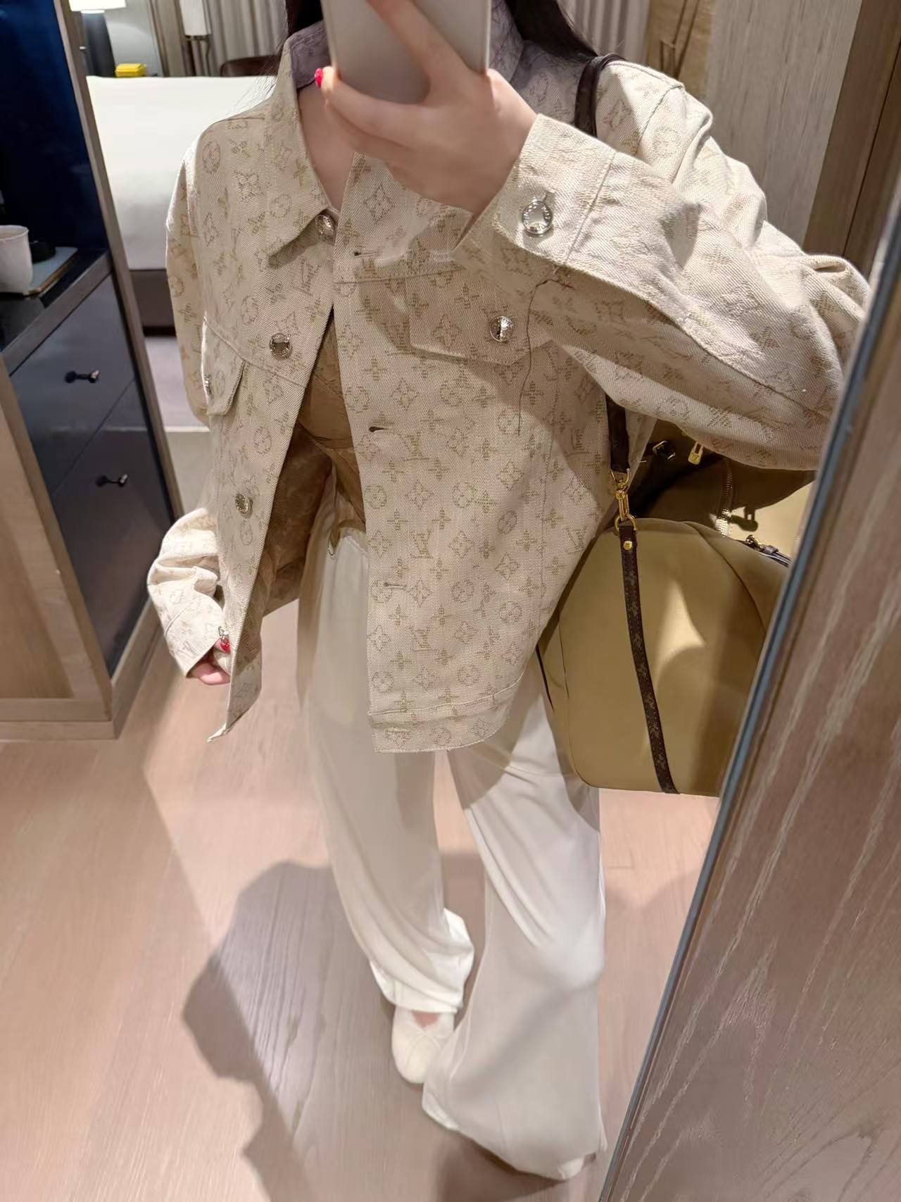 LV ジャカードデニムジャケット【50％割引+送料無料】