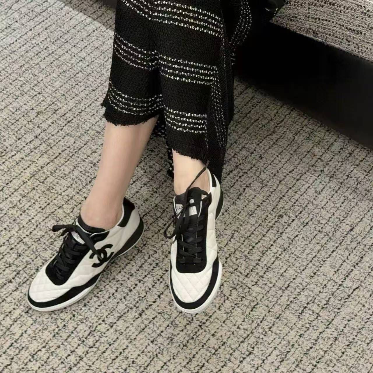 CHANE1 高品質ダブルCカジュアルシューズ【50％割引+送料無料】