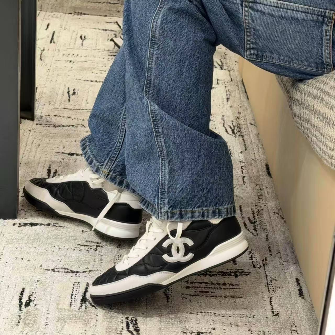 CHANE1 高品質ダブルCカジュアルシューズ【50％割引+送料無料】