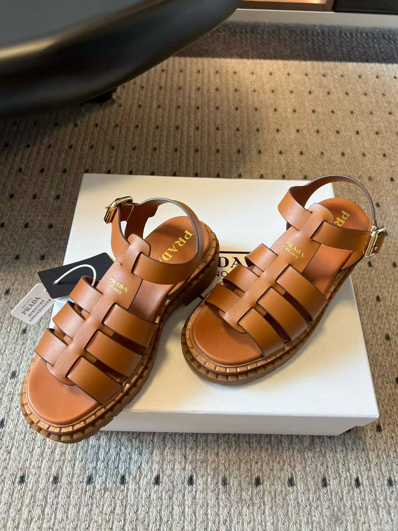 PR4DA 高品質プラットフォームサンダル【50％割引+送料無料】