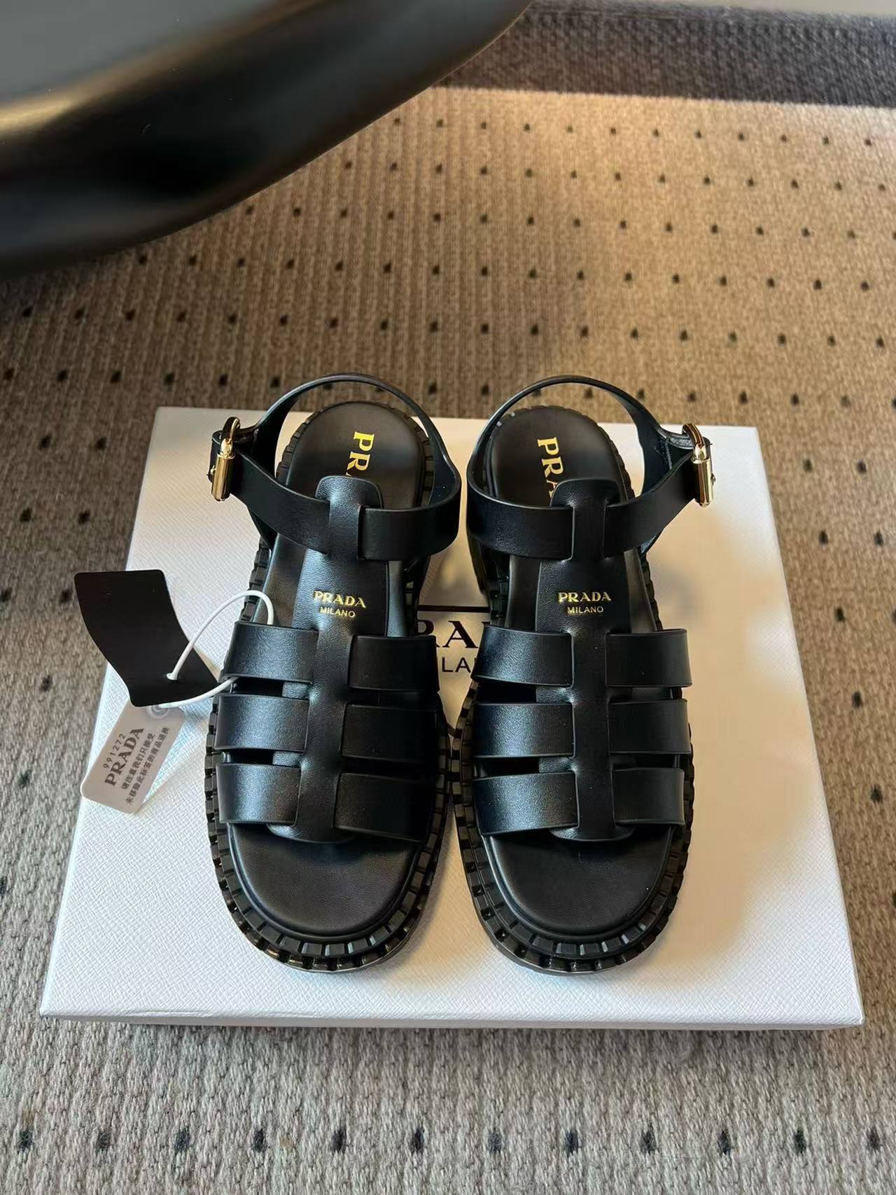 PR4DA 高品質プラットフォームサンダル【50％割引+送料無料】