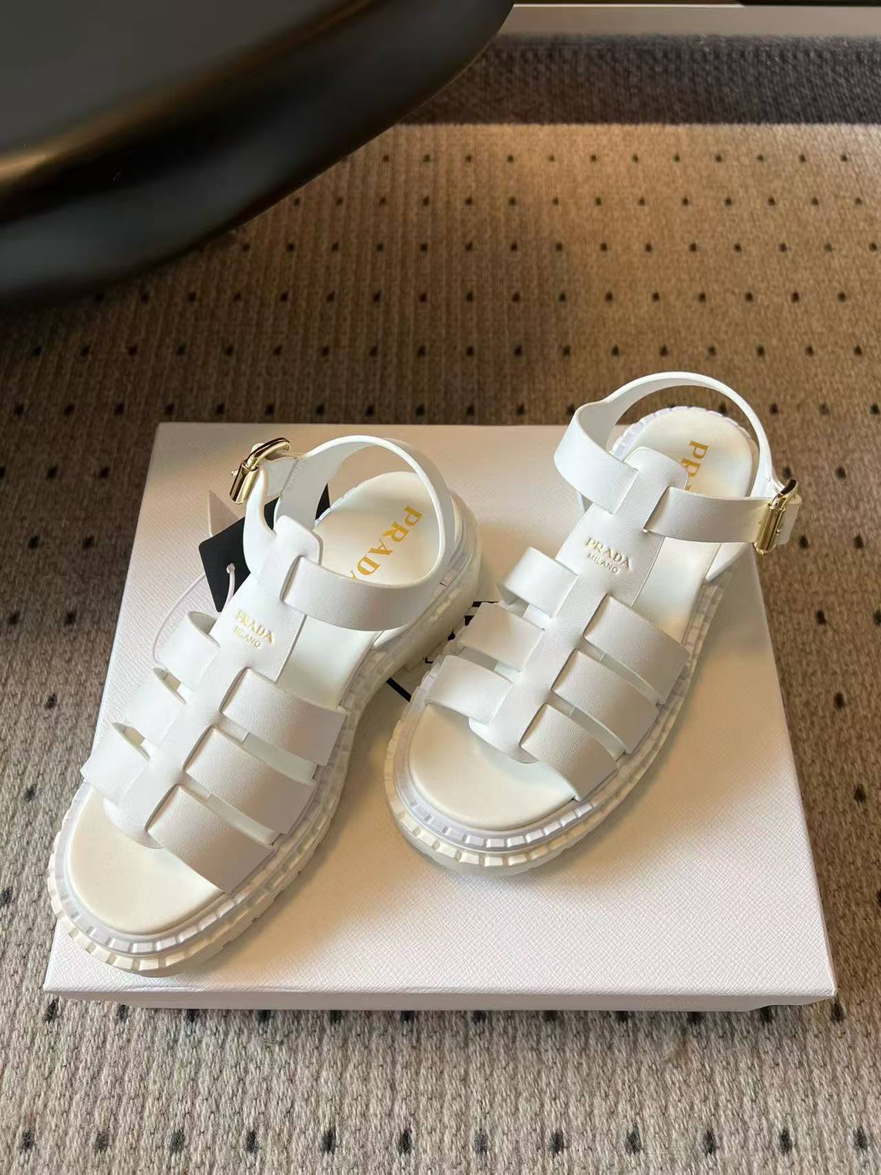 PR4DA 高品質プラットフォームサンダル【50％割引+送料無料】