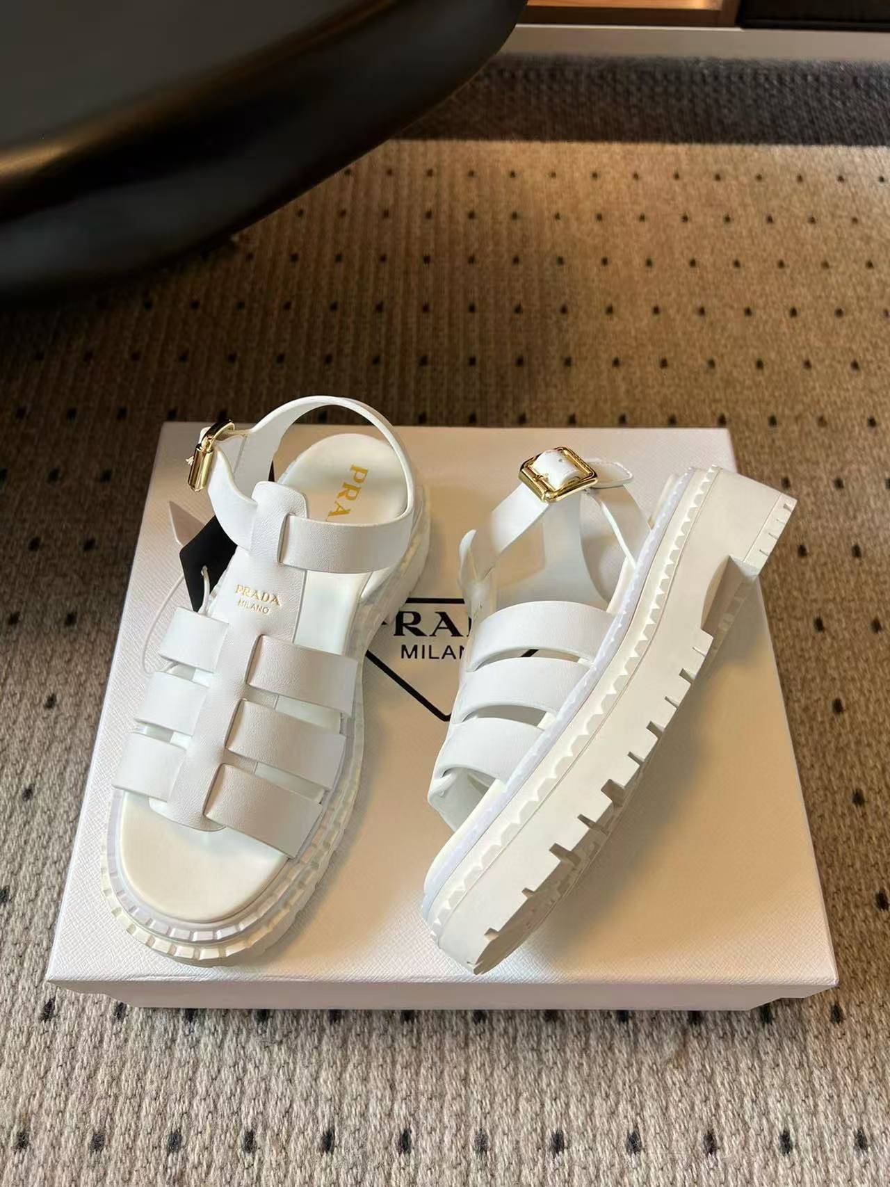 PR4DA 高品質プラットフォームサンダル【50％割引+送料無料】